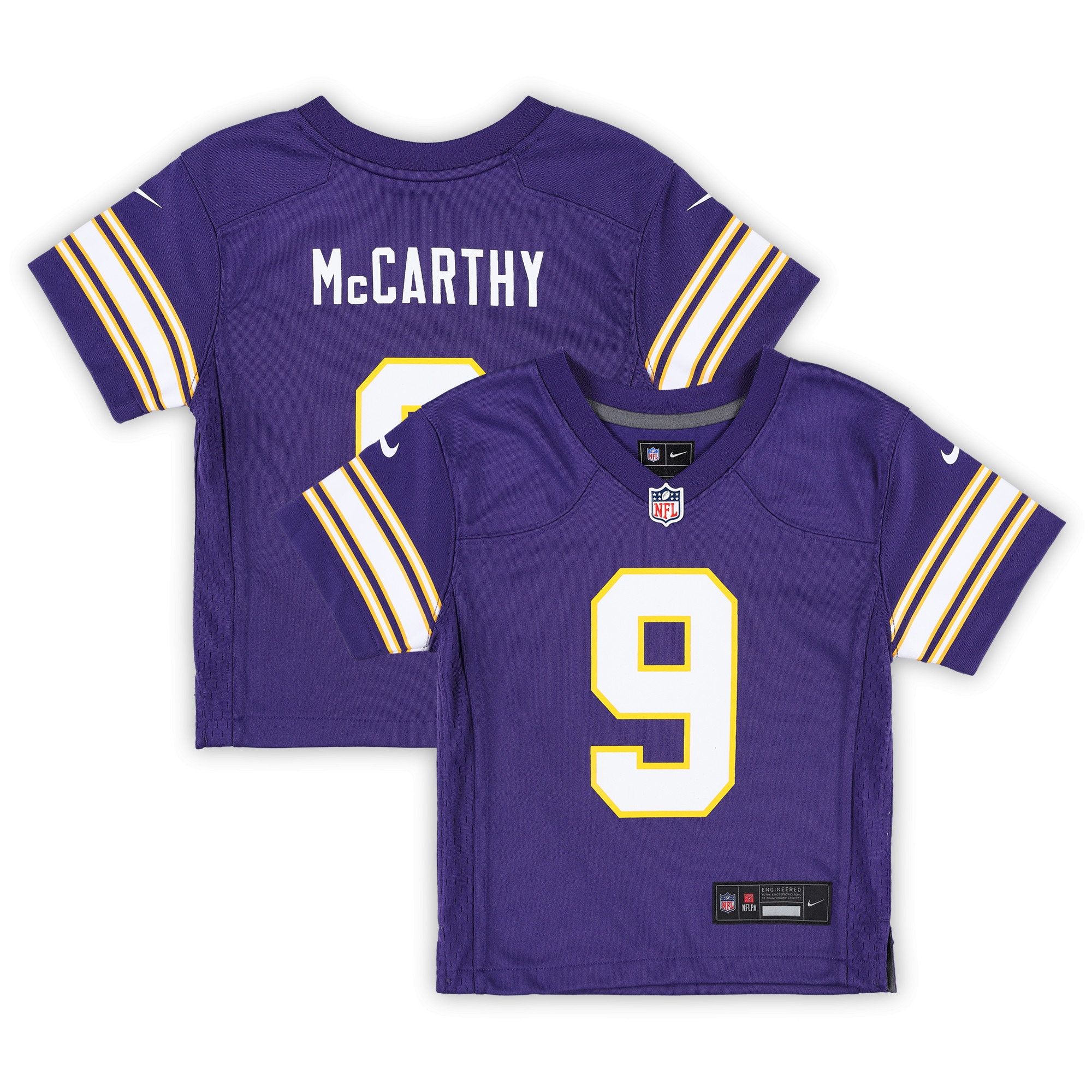 Infant Minnesota Vikings J.J. McCarthy Purple Alternate Player Game NFL Jersey Men's