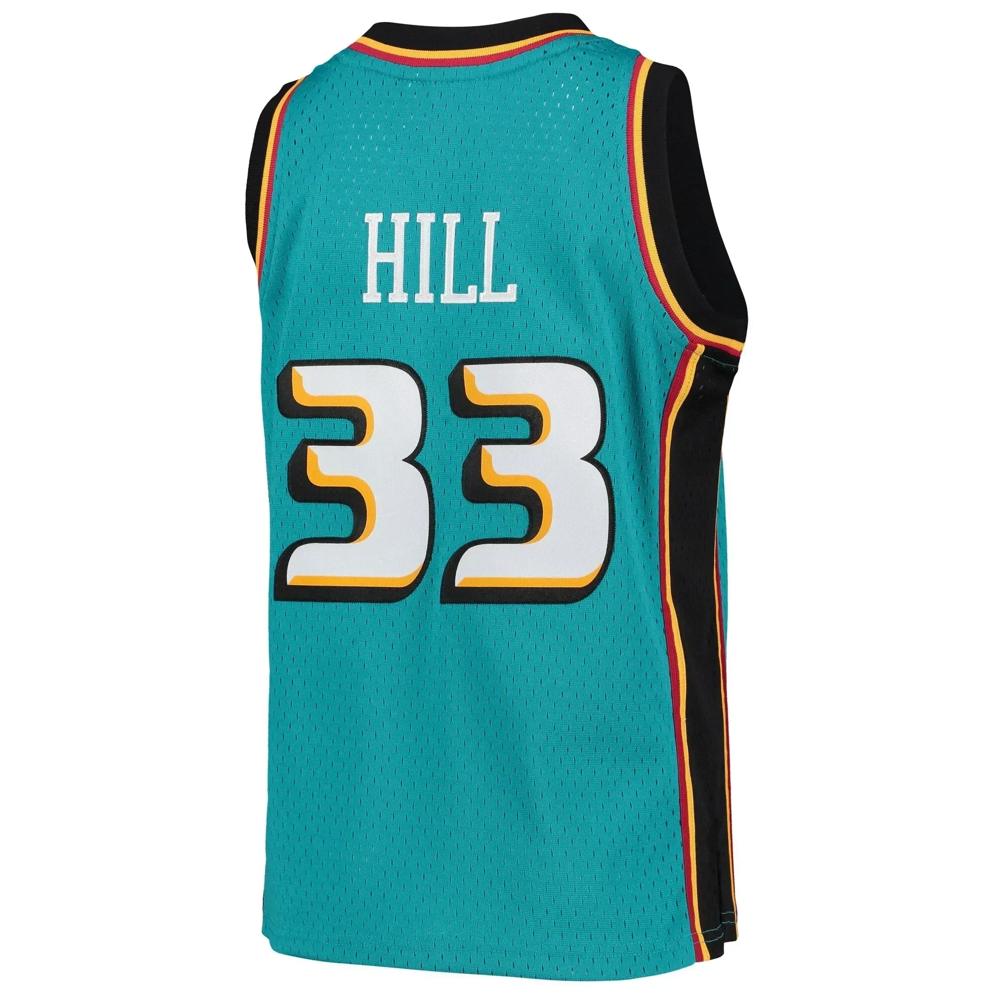 Grant Hill Detroit Pistons Mitchell&Nes 1998-99 Hardwood Classics Swingman Teal NBA Jersey Youth