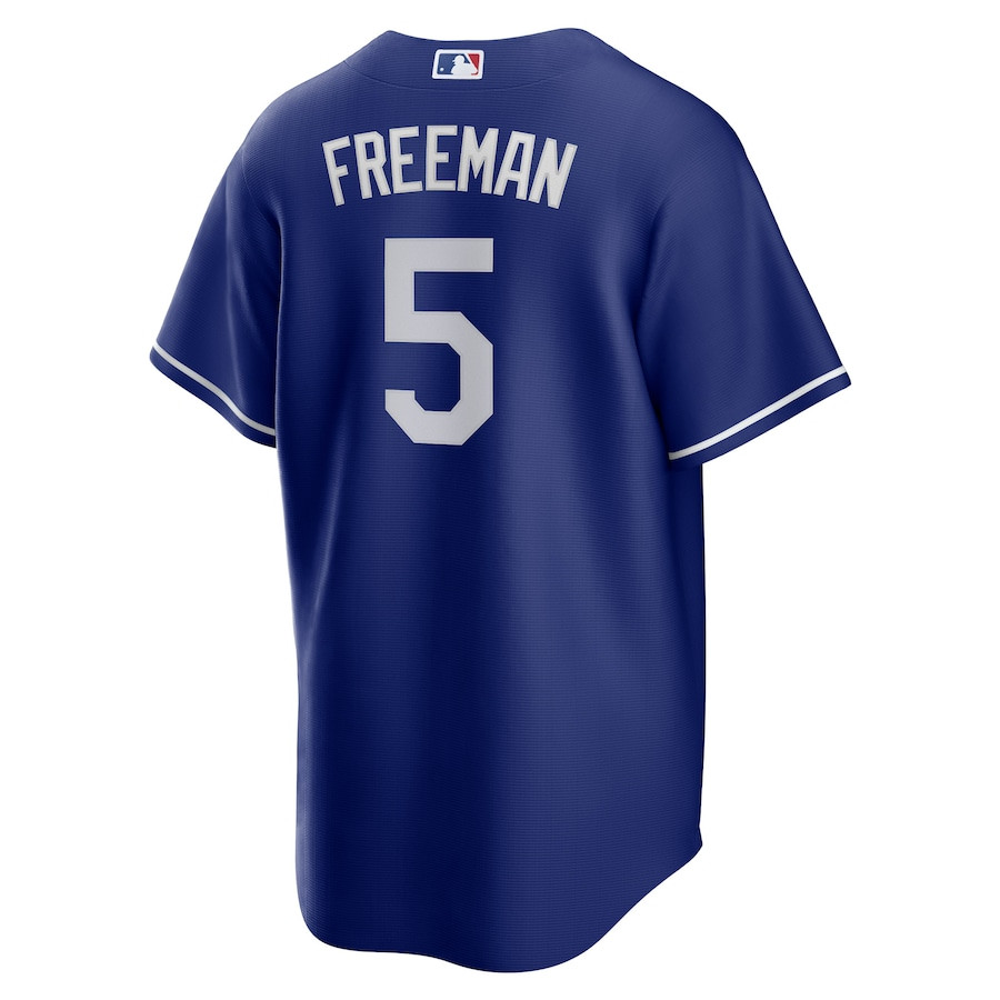 Freddie Freeman 5 Los Angeles Dodgers Alternate Navy MLB Jersey Men's