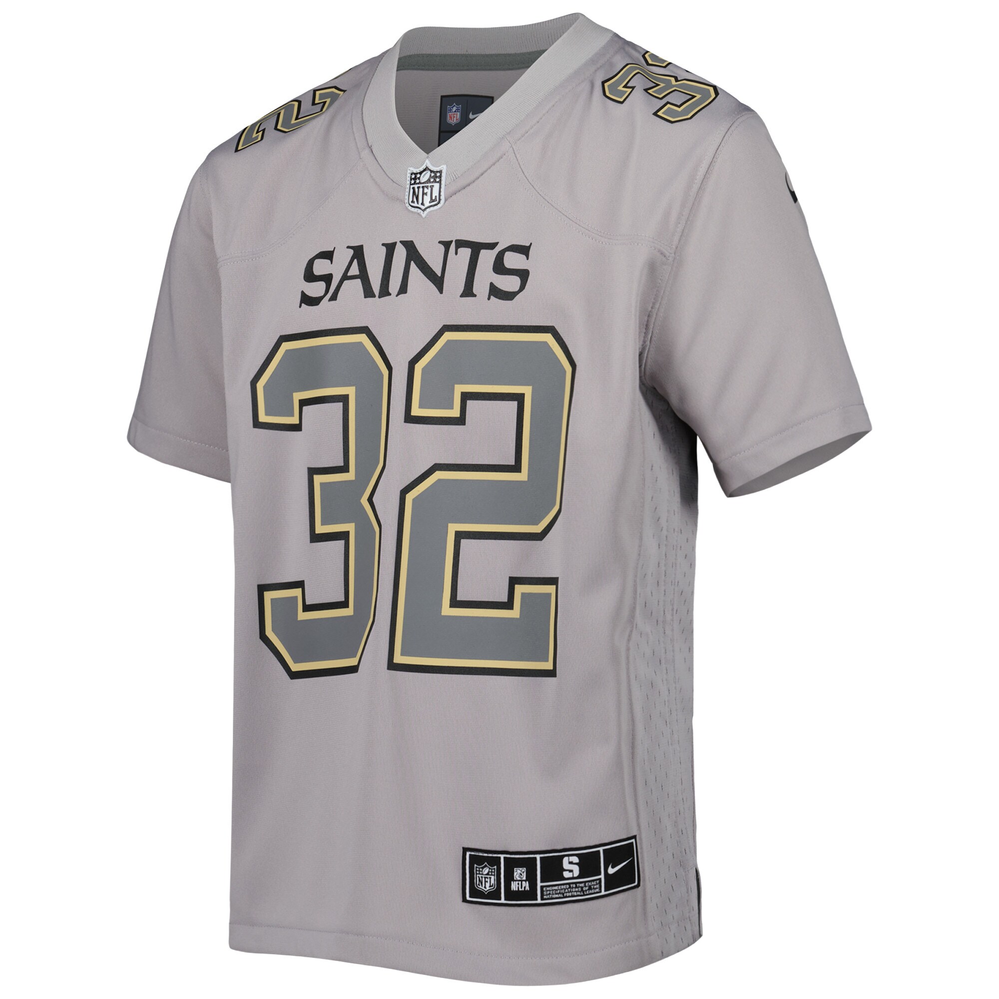 New Orleans Saints Tyrann Mathieu Gray Atmosphere Game NFL Jersey Youth