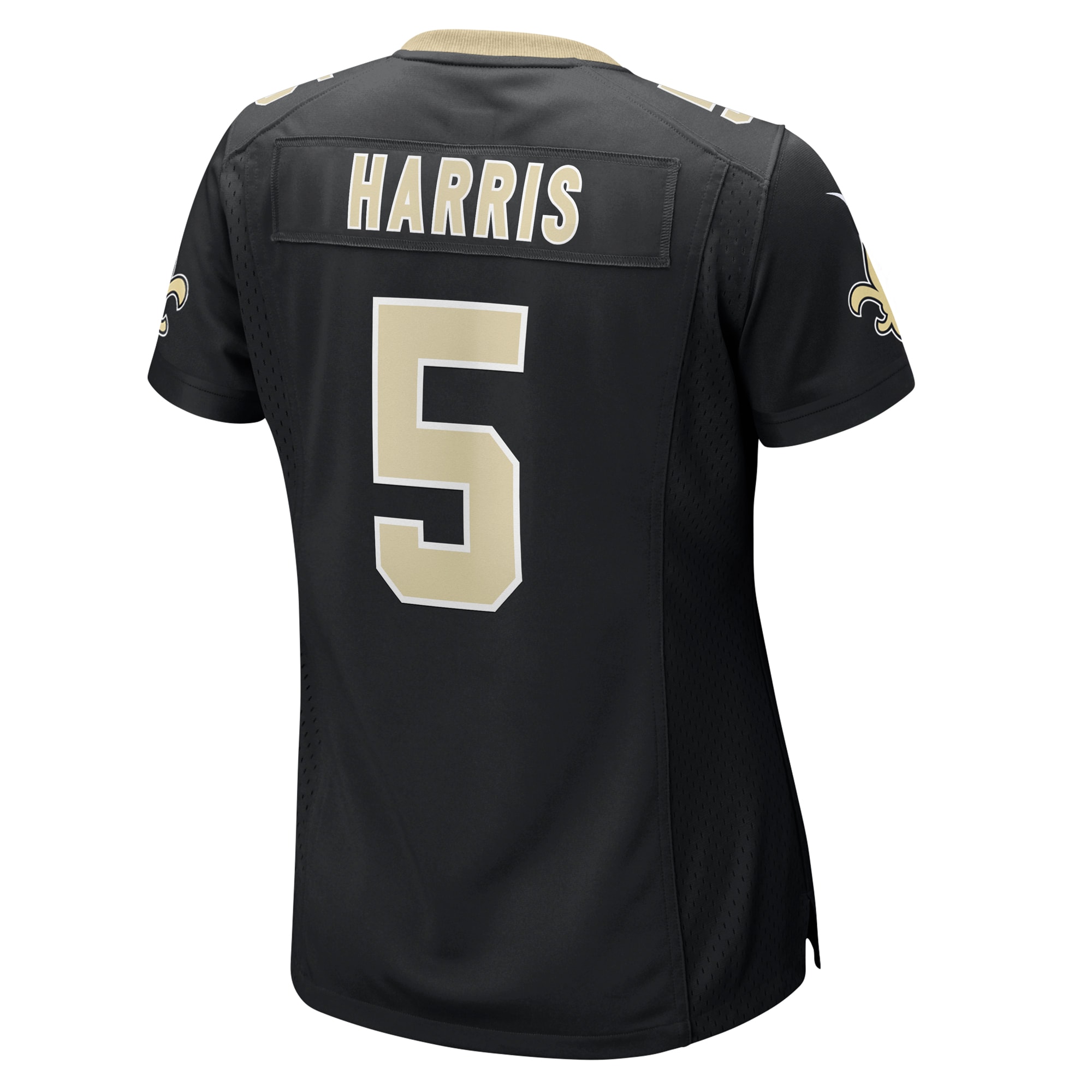 New Orleans Saints Will Harris Black Game NFL Jersey Women's