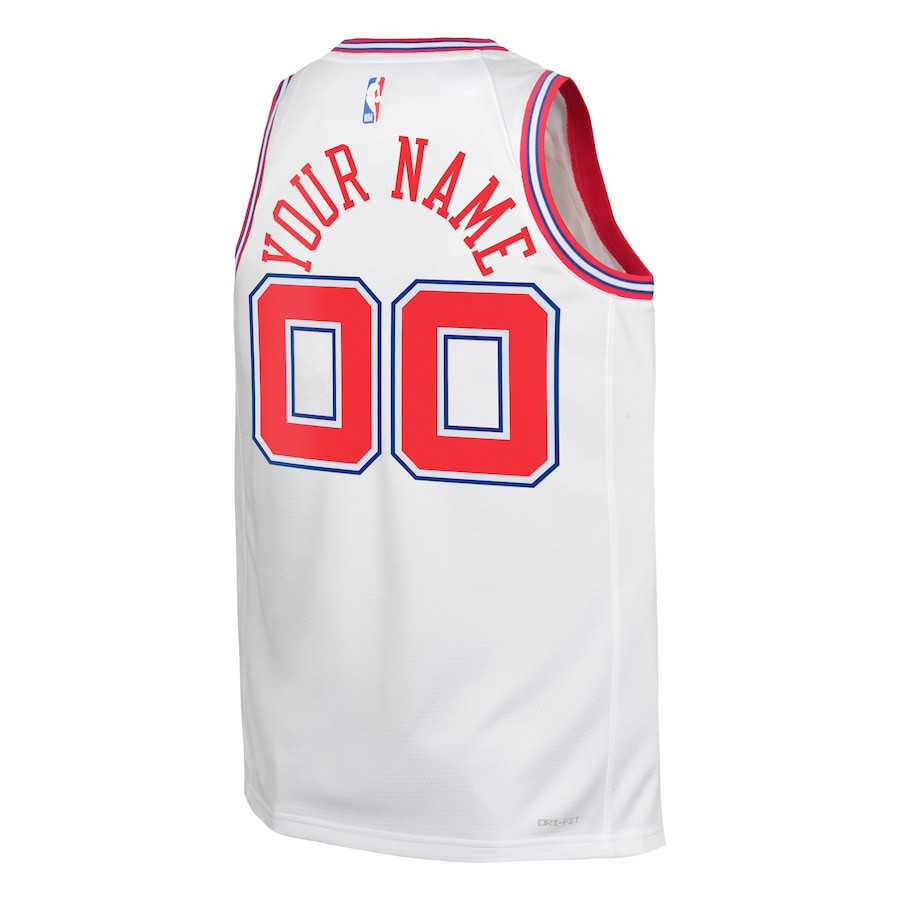Houston Rockets 2023/24 City Edition Swingman Custom White NBA Jersey Youth