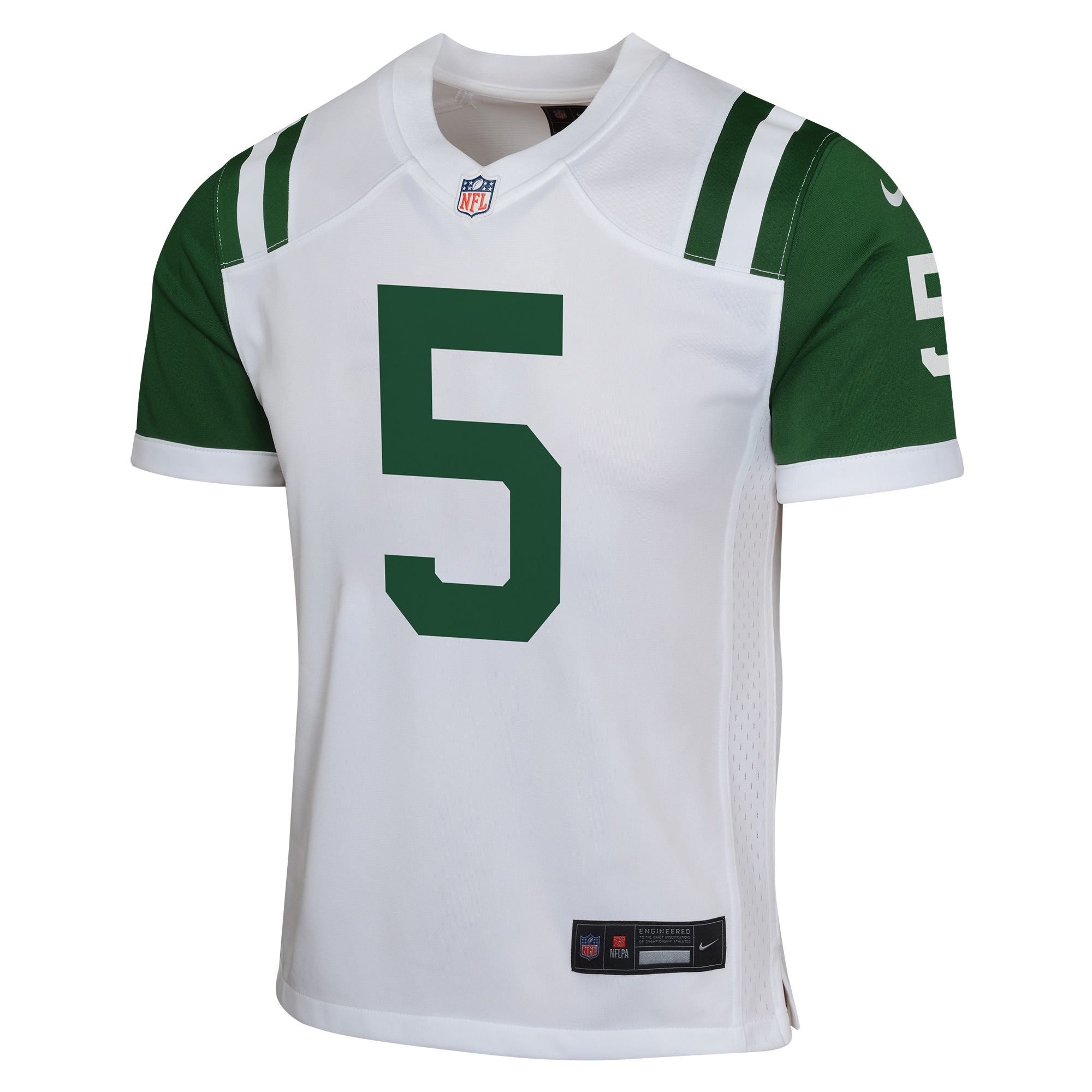 New York Jets Garrett Wilson White Classic Alternate Game NFL Jersey Youth