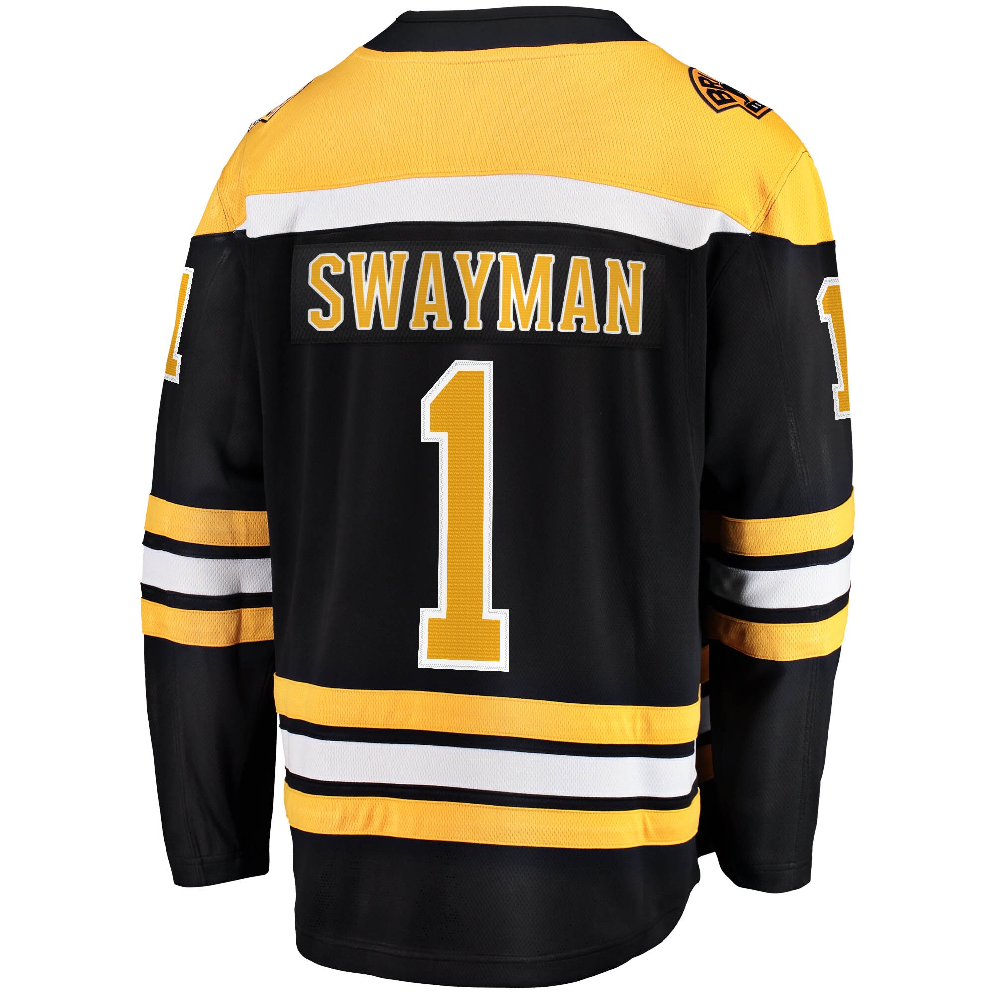 Boston Bruins Jeremy Swayman Black Home Breakaway NHL Jersey Men's
