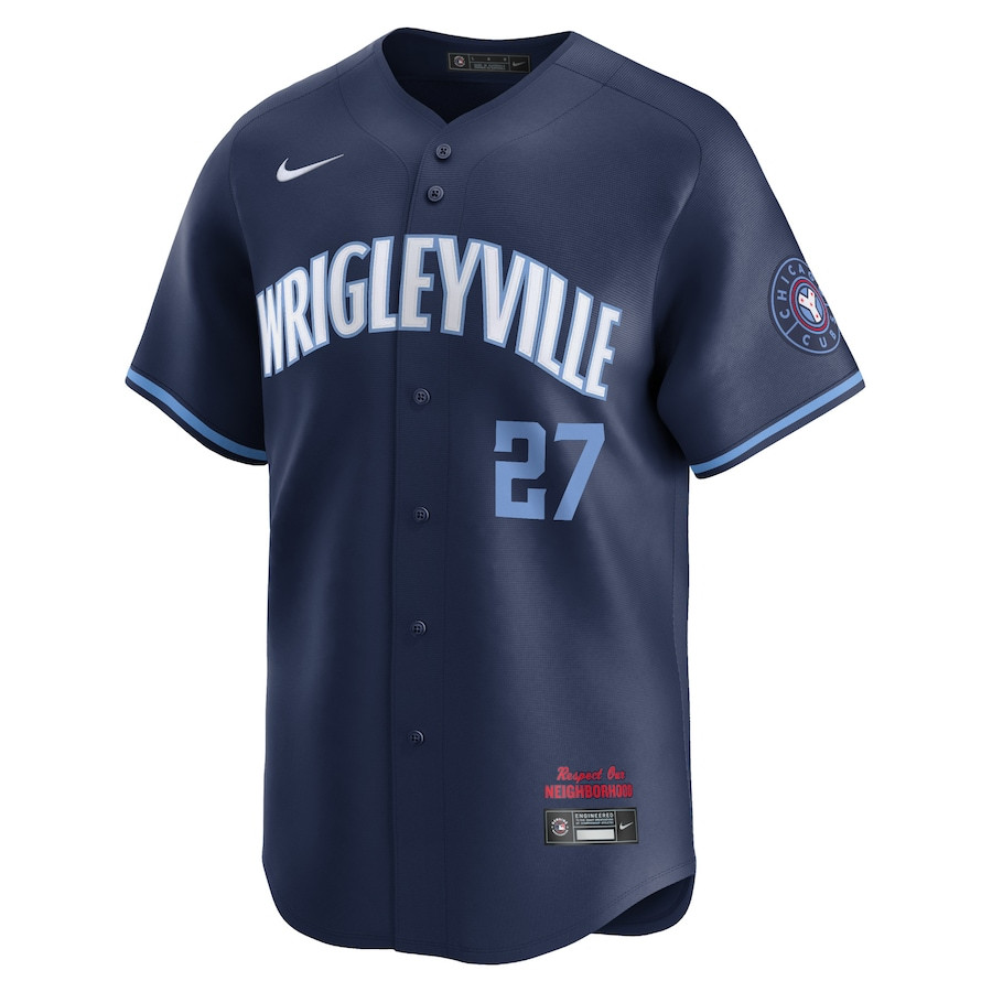 Seiya Suzuki 27 Chicago Cubs City Connect Limited Navy MLB Jersey Men's