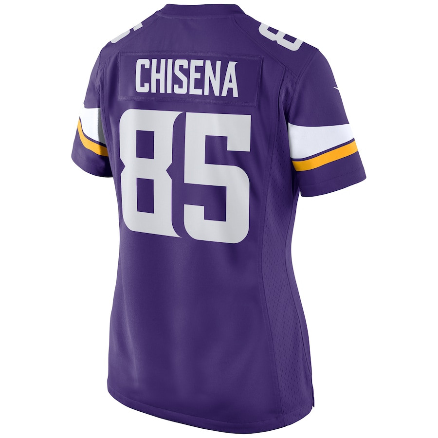 Dan Chisena 85 Minnesota Vikings Game Purple NFL Jersey Women's