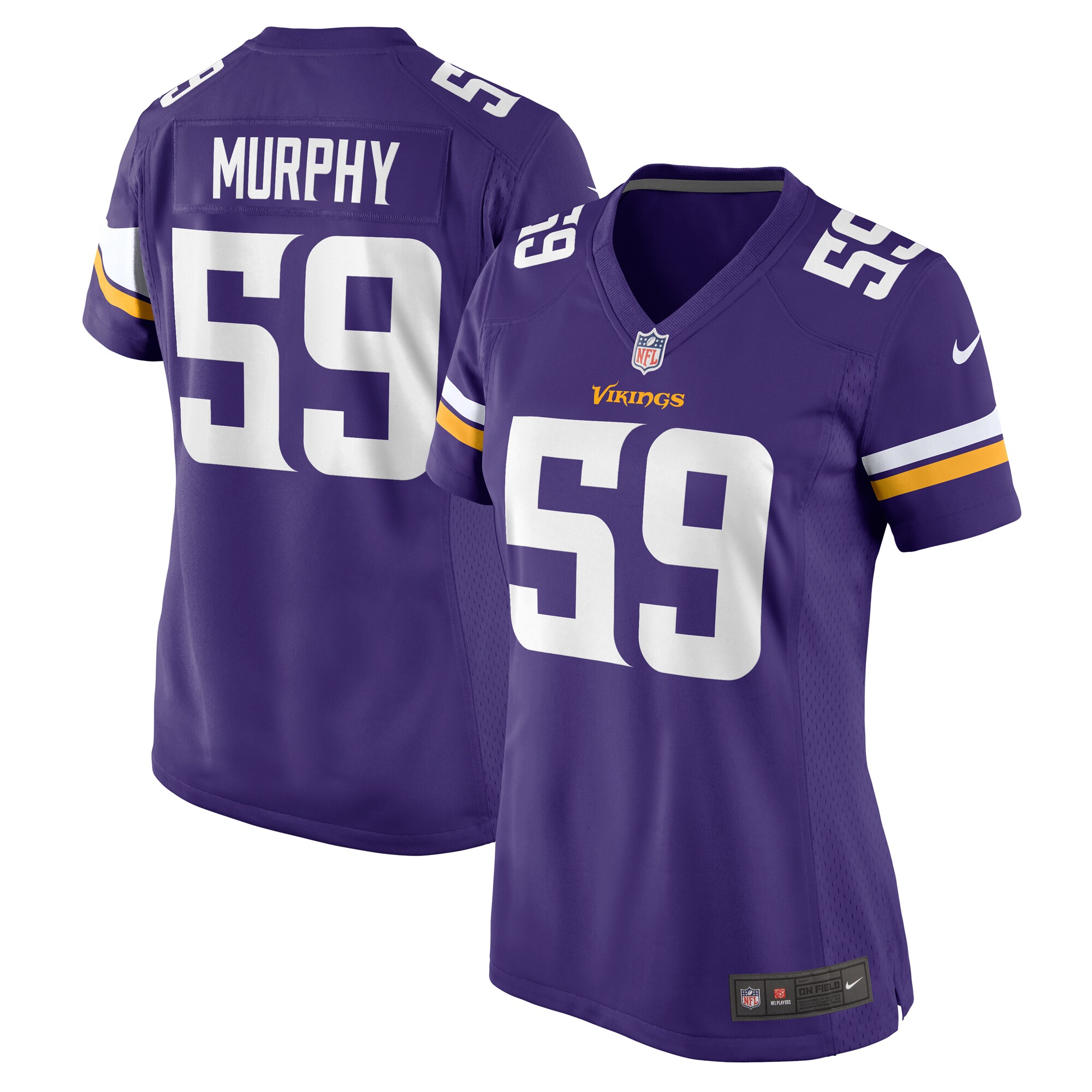 Minnesota Vikings Gabriel Murphy Purple Game NFL Jersey Women's