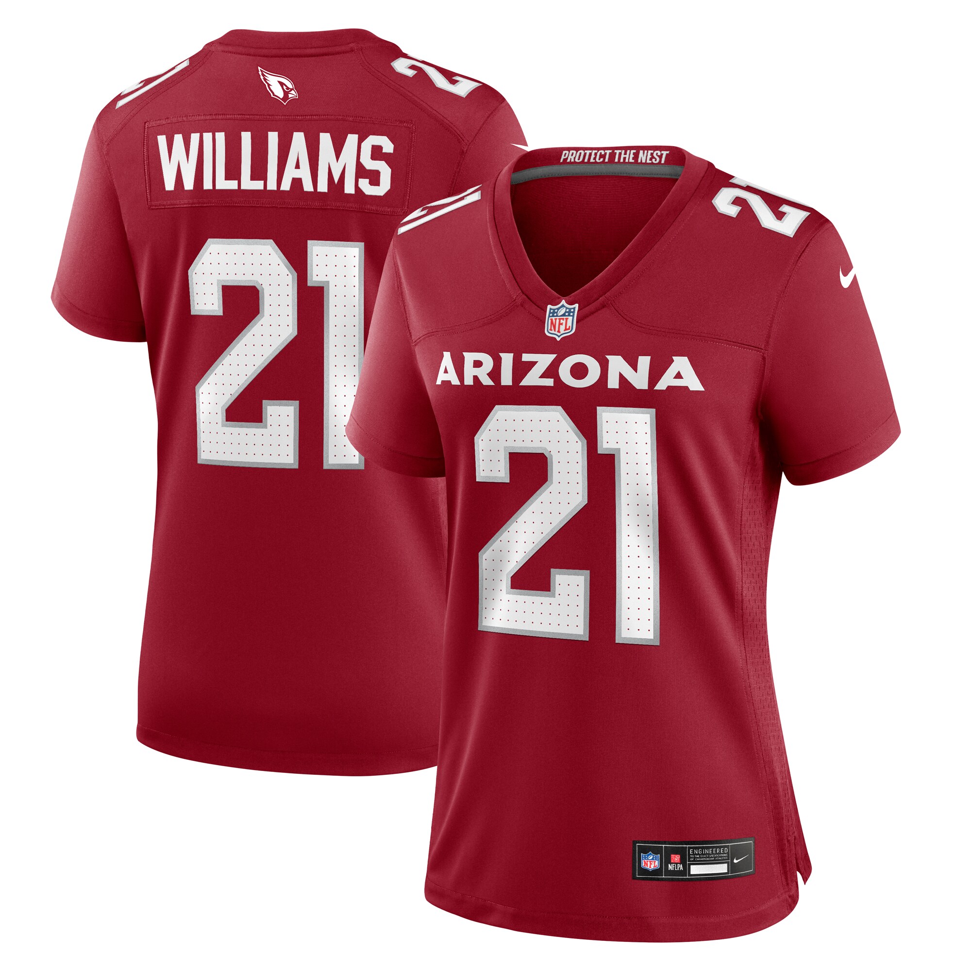 Arizona Cardinals Garrett Williams Cardinal Game NFL Jersey Women's