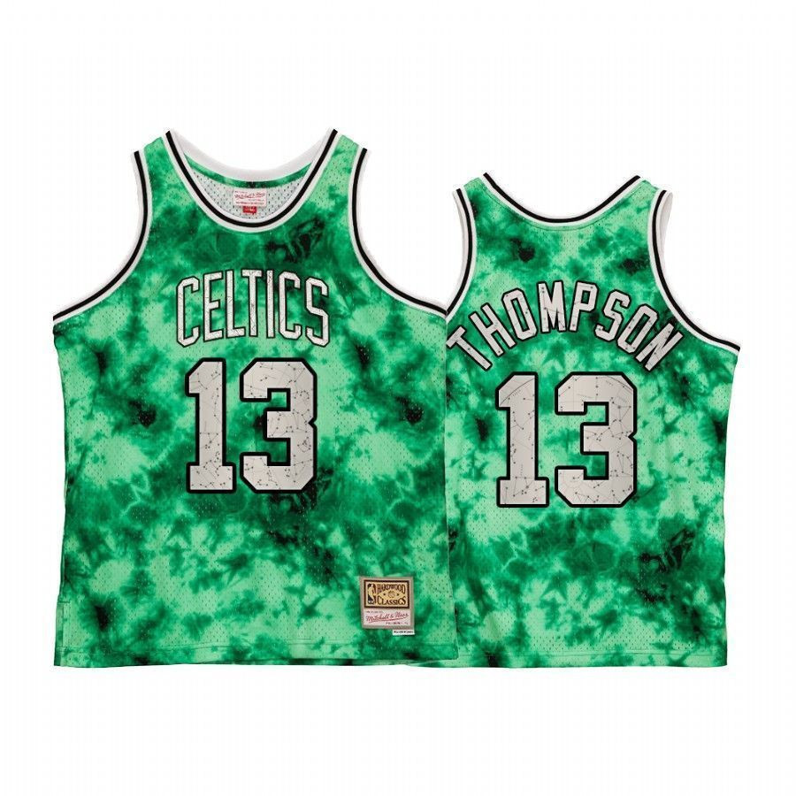 Boston Celtics Tristan Thompson Galaxy Constellation Green Vintage NBA Jersey Men's