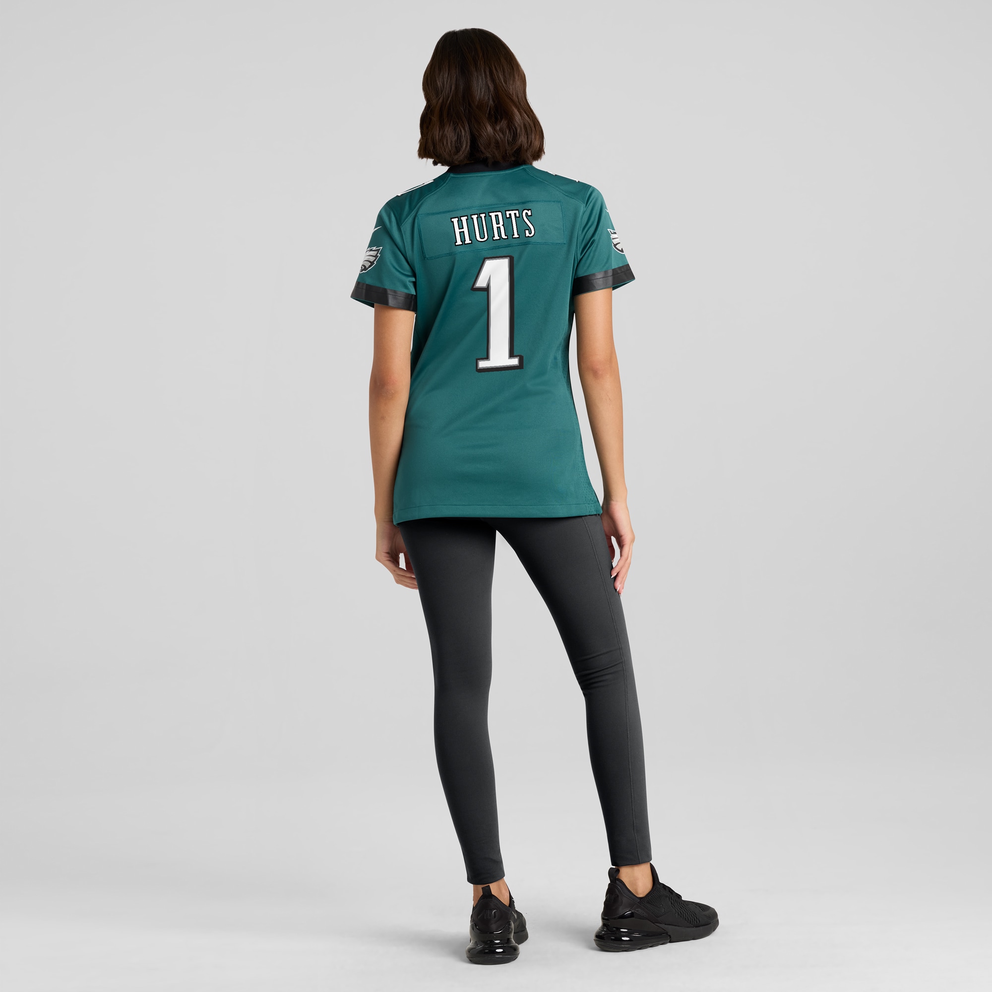 Philadelphia Eagles Jalen Hurts Midnight Green Team Game NFL Jersey Women's