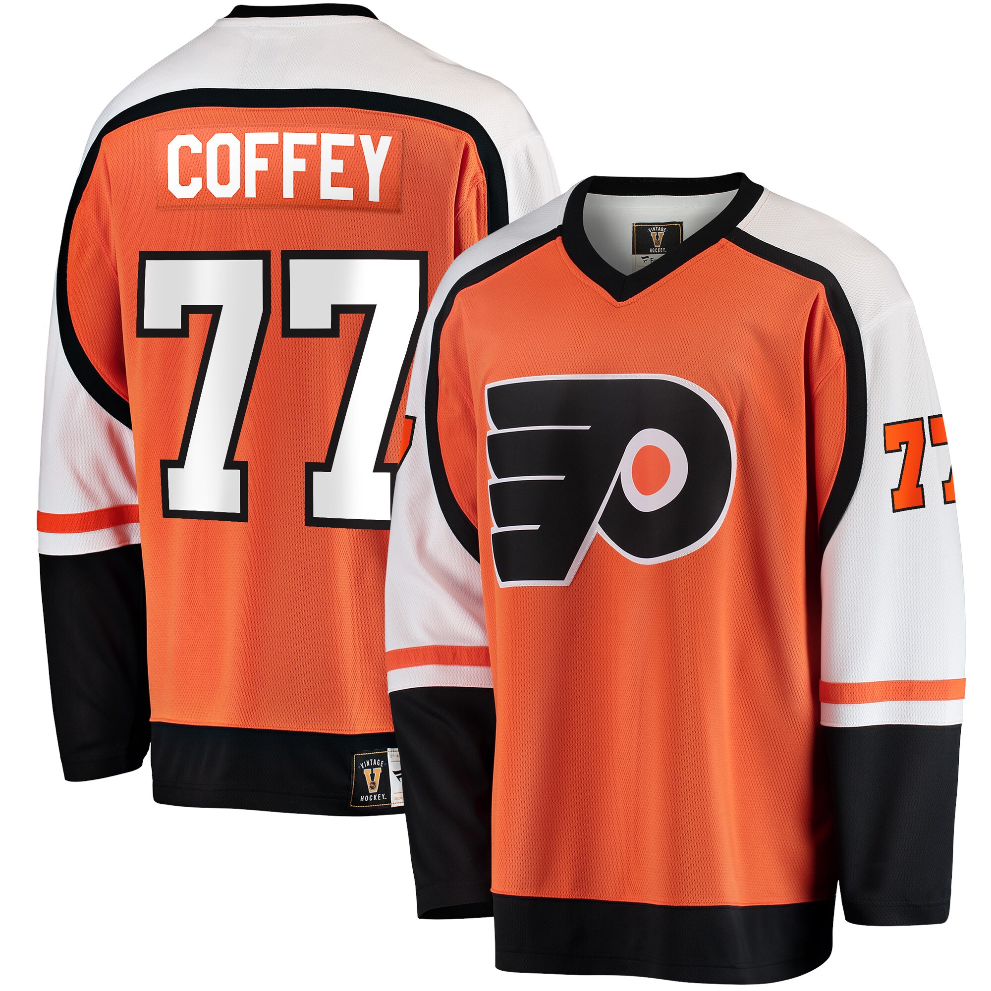 Philadelphia Flyers Paul Coffey Orange Premier Breakaway Retired Player NHL Jersey Men's