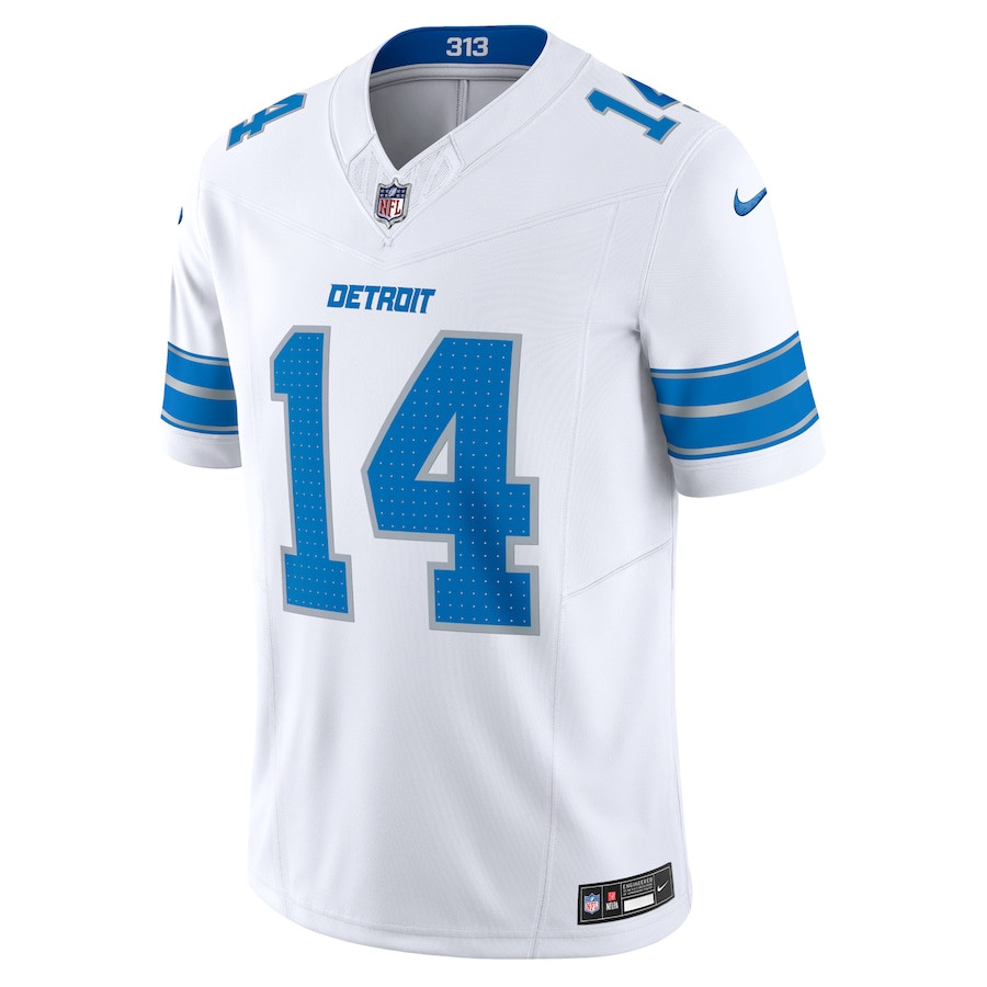Amon-Ra St. Brown 14 Detroit Lions Vapor F.U.S.E. Limited White NFL Jersey Men's