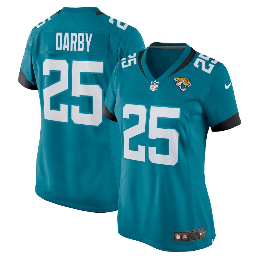 Ronald Darby 25 Jacksonville Jaguars Alternate Game Teal NFL Jersey Women's
