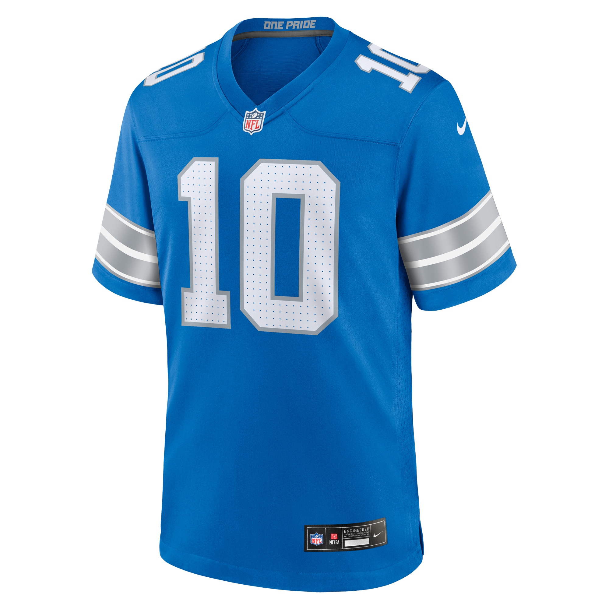 Detroit Lions Tre'Quan Smith Blue Game NFL Jersey Men's