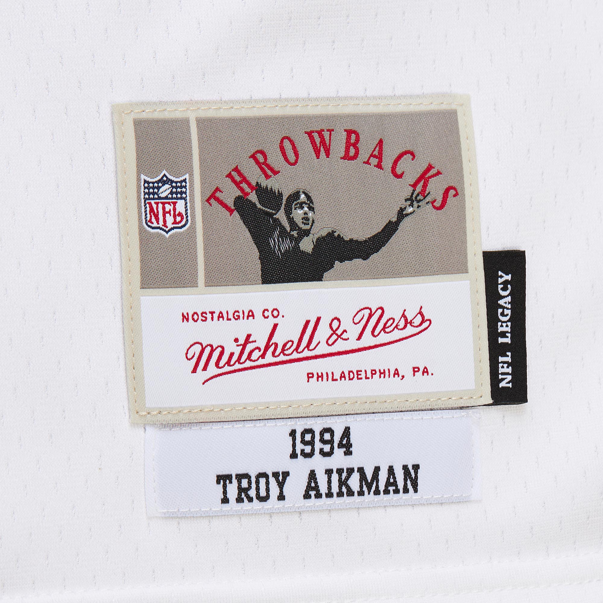 Dallas Cowboys Troy Aikman Mitchell Ness White 1994 Alternate Legacy NFL Jersey Men's