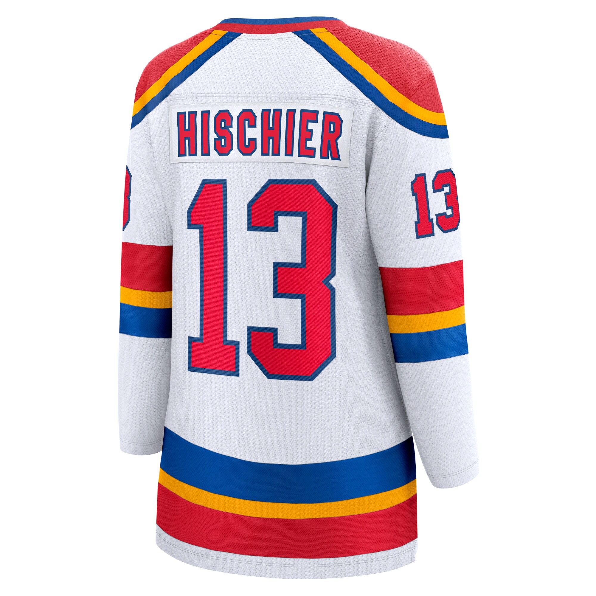 New Jersey Devils Nico Hischier White Captain Patch Special Edition 2.0 Breakaway Player NHL Jersey Women's