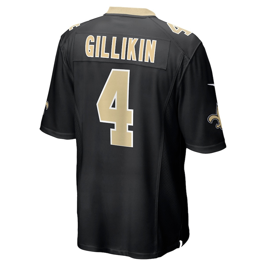 Blake Gilikin 4 New Orleans Saints Game Black NFL Jersey Men's