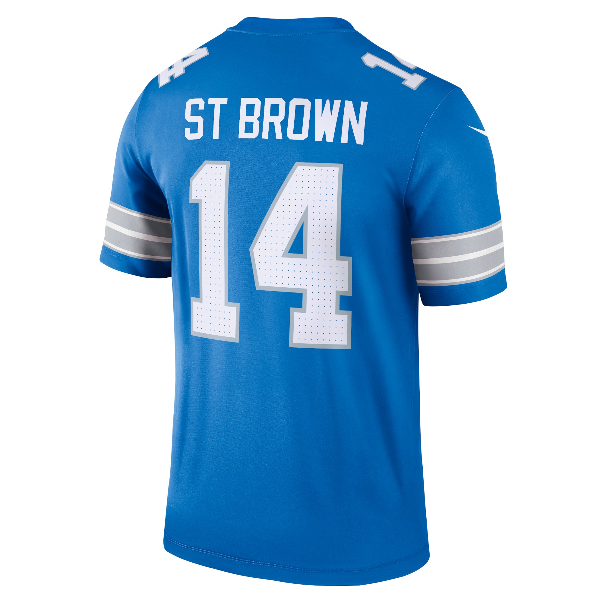 Detroit Lions Amon-Ra St. Brown Blue Team Legend Player Performance Top NFL Jersey Men's