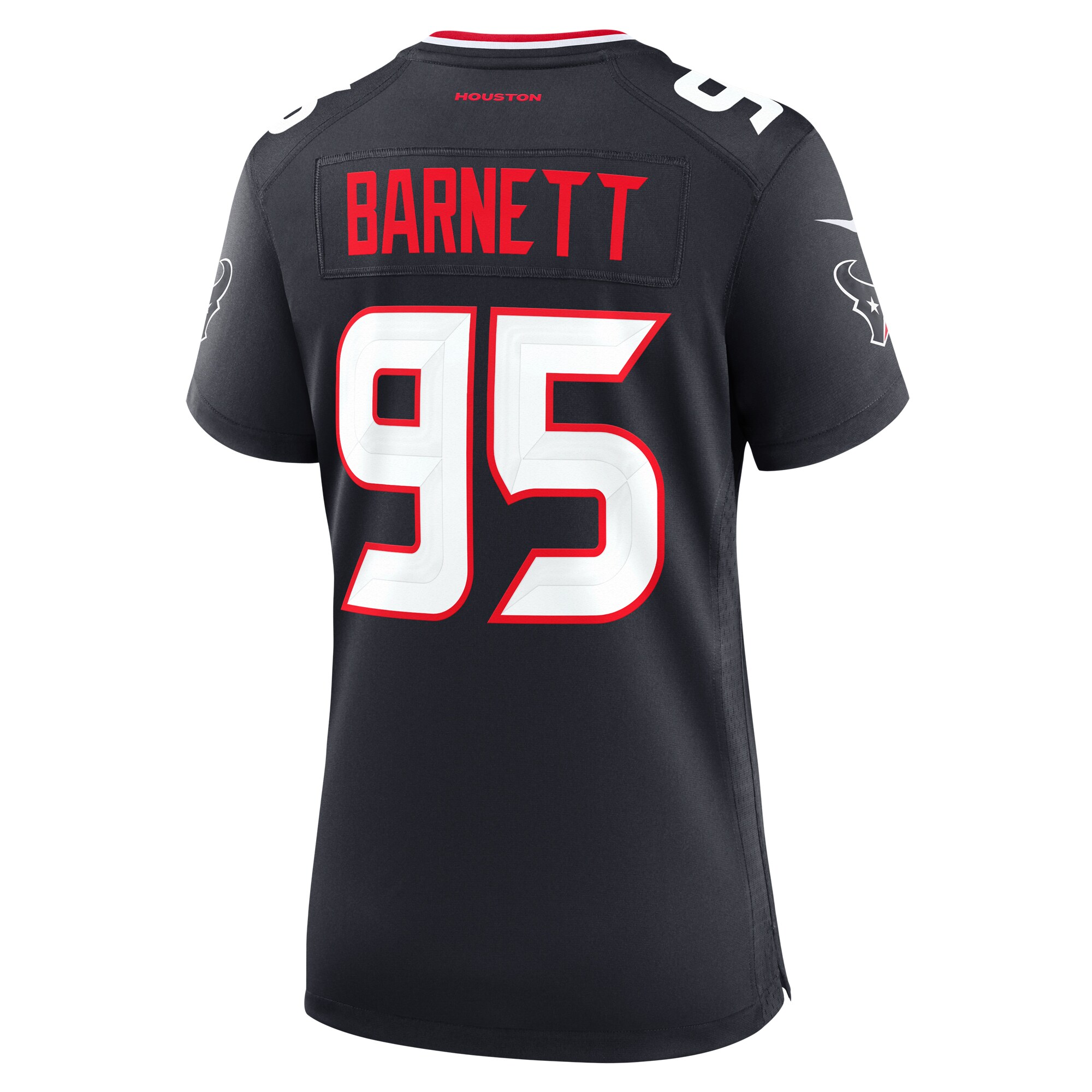 Houston Texans Derek Barnett Navy Team Game NFL Jersey Women's