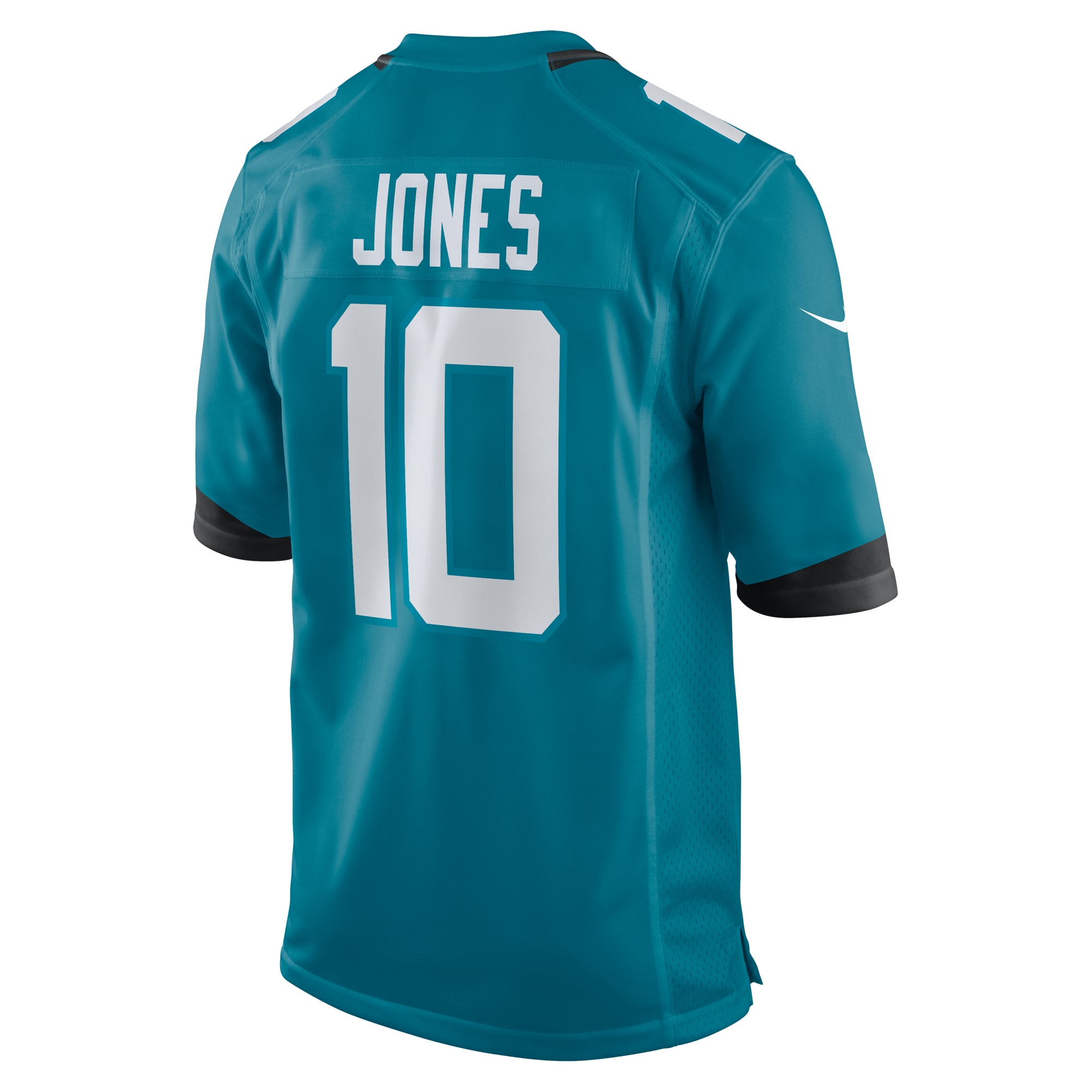 Jacksonville Jaguars Mac Jones Teal Team Game NFL Jersey Men's