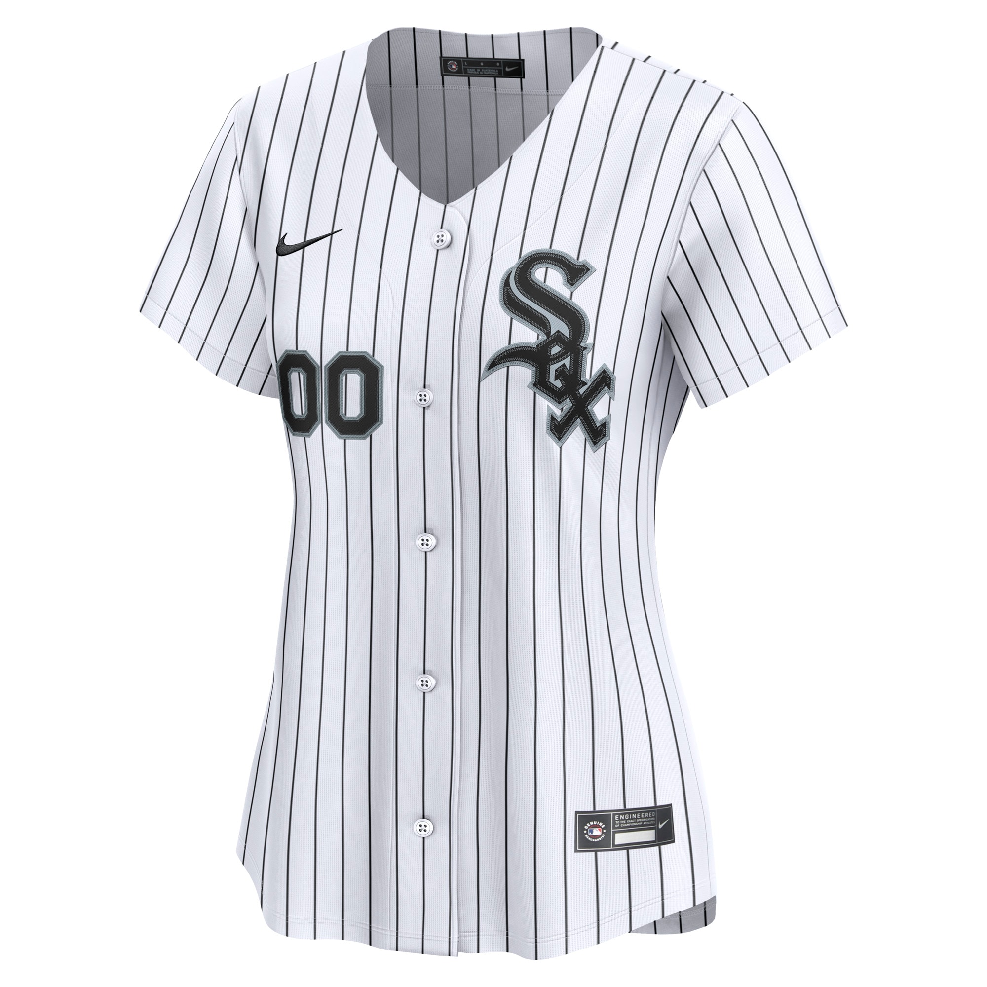 Chicago White Sox White Home Limited Custom MLB Jersey Women's