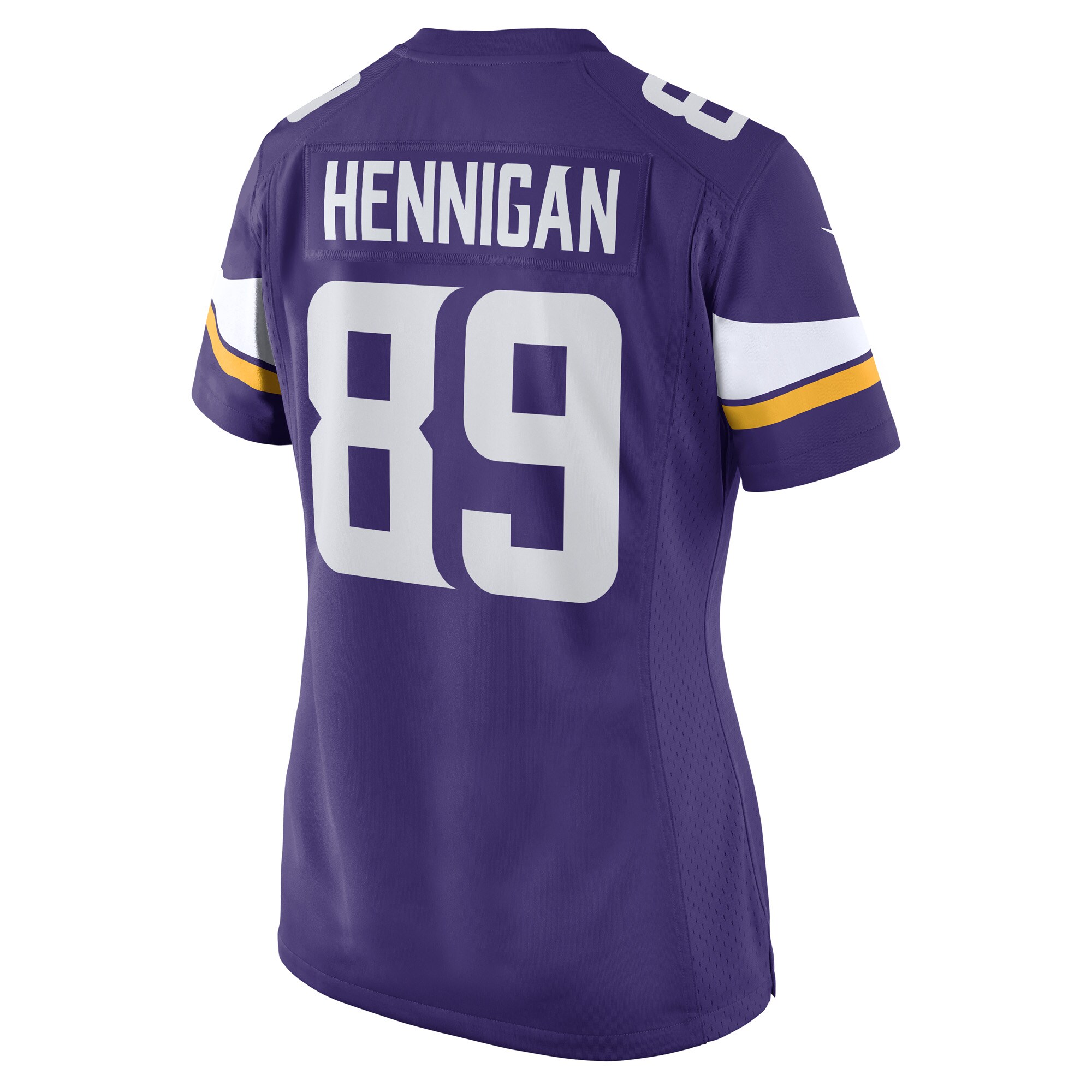 Minnesota Vikings Thomas Hennigan Purple Game Player NFL Jersey Women's