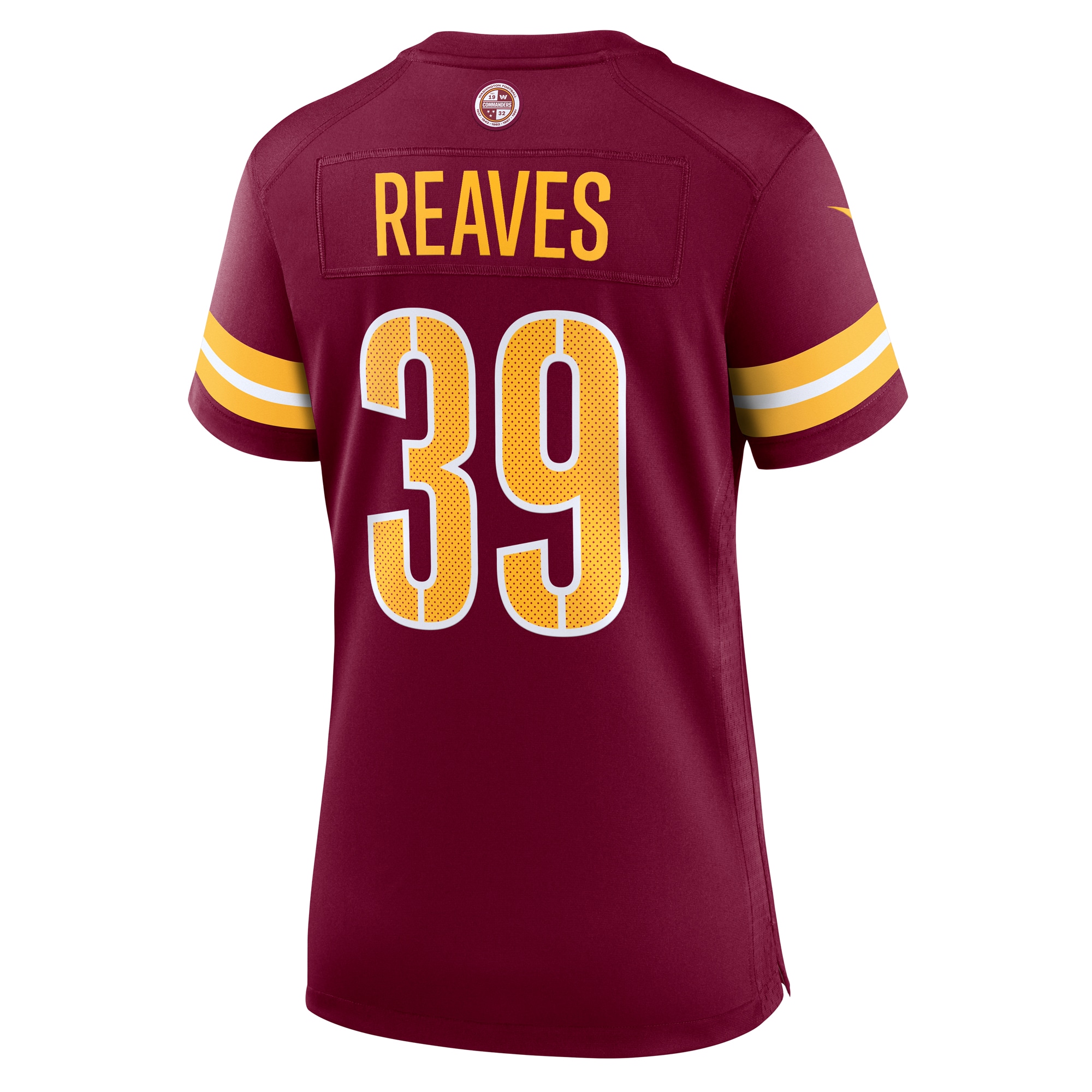 Washington Commanders Jeremy Reaves Burgundy Game NFL Jersey Women's