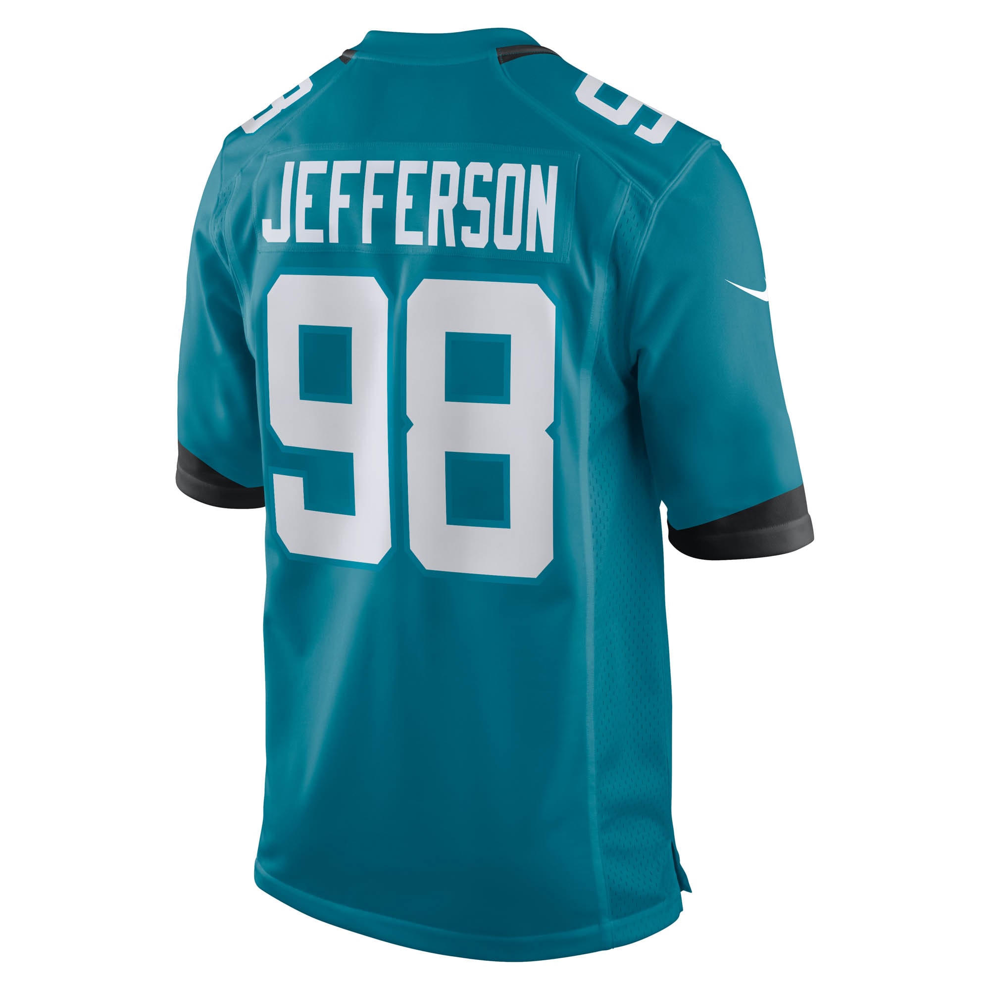 Jacksonville Jaguars Jefferson Teal Team Game NFL Jersey Men's