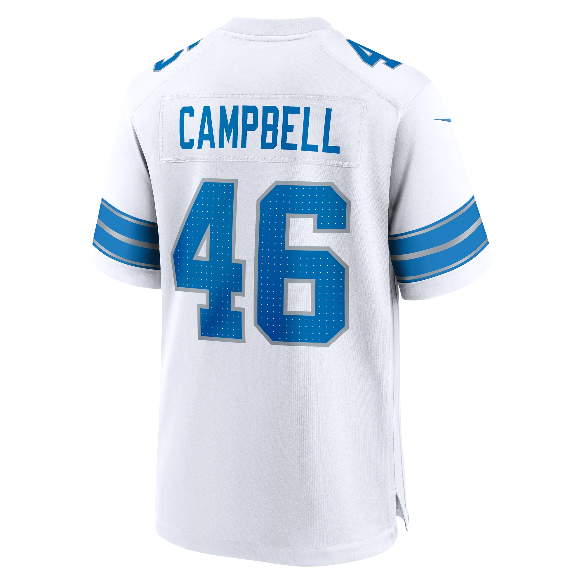 Detroit Lions Jack Campbell White White Game NFL Jersey Men's