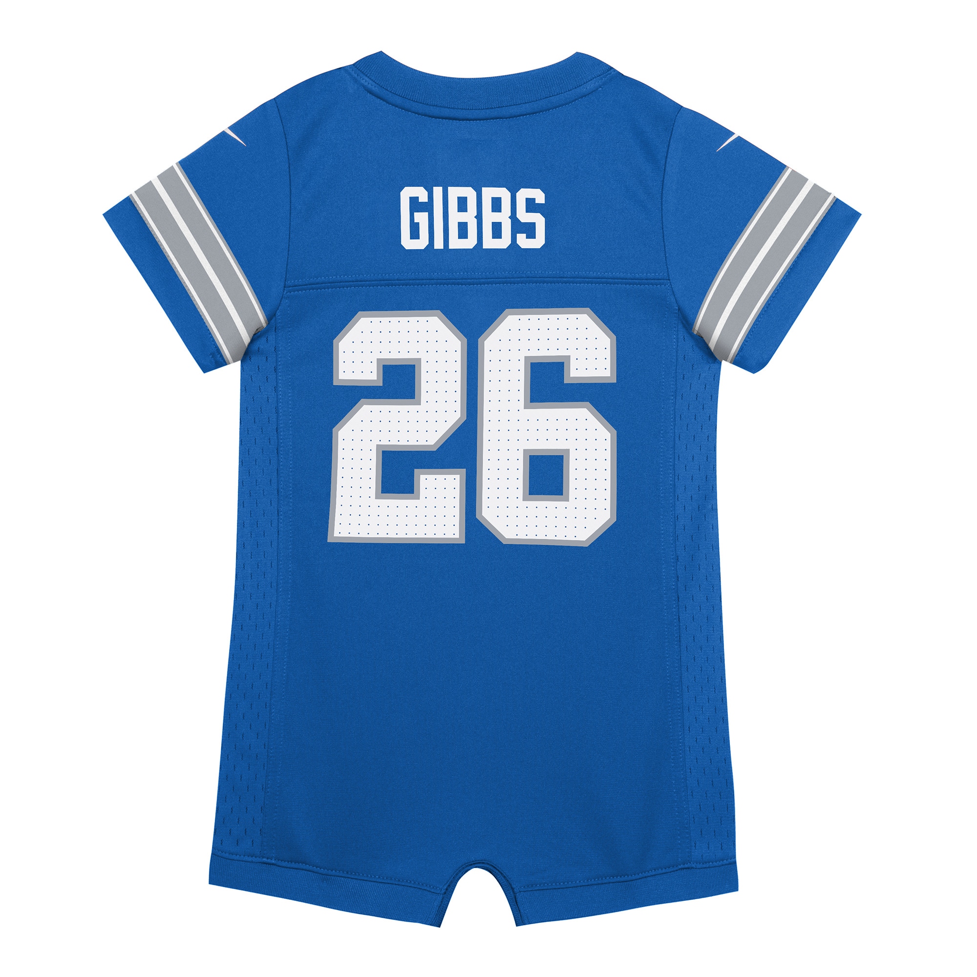 Newborn Infant Detroit Lions Jahmyr Gibbs Blue Game Romper NFL Jersey Men's