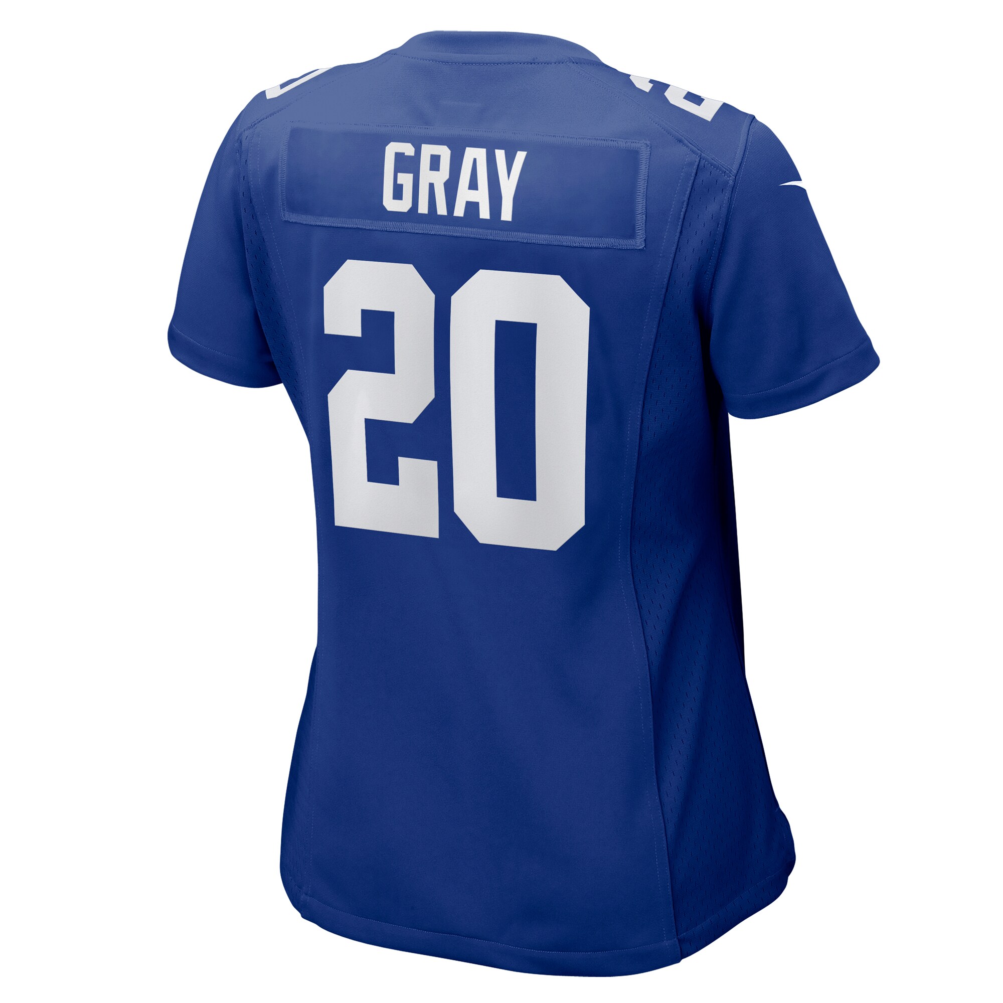 New York Giants Eric Gray Royal Game NFL Jersey Women's