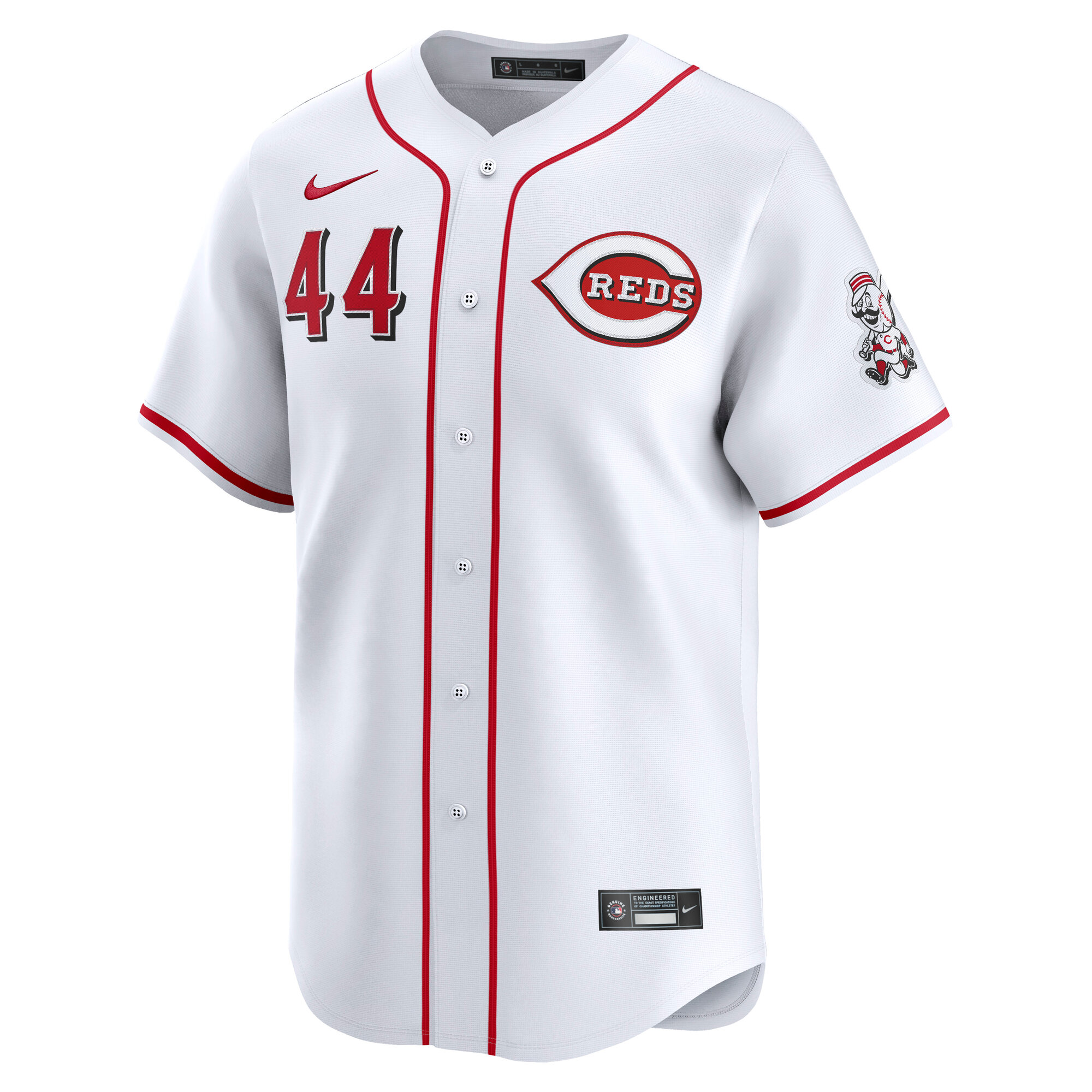 Cincinnati Reds Elly De La Cruz White Home Limited Player MLB Jersey Men's