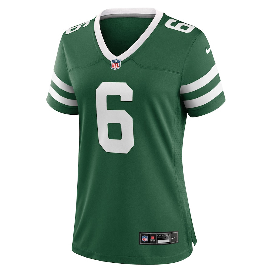 Thomas Morstead 6 New York Jets Team Game Legacy Green NFL Jersey Women's