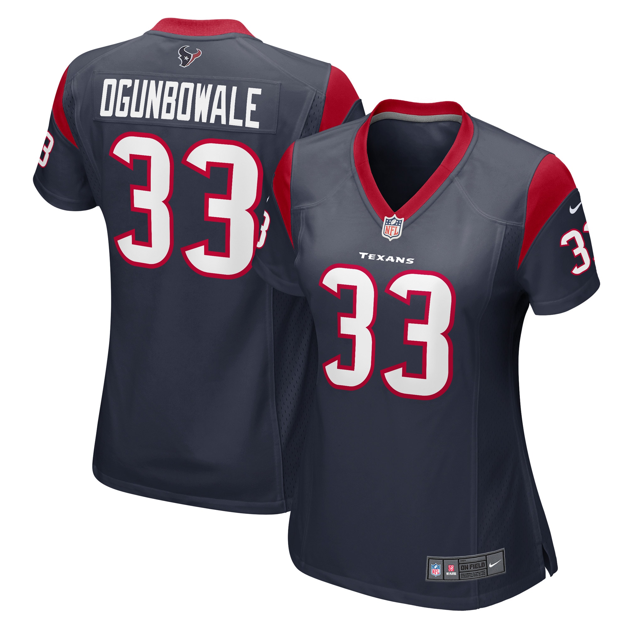 Dare Ogunbowale Houston Texans Nike Women's Game Player Jersey - Navy