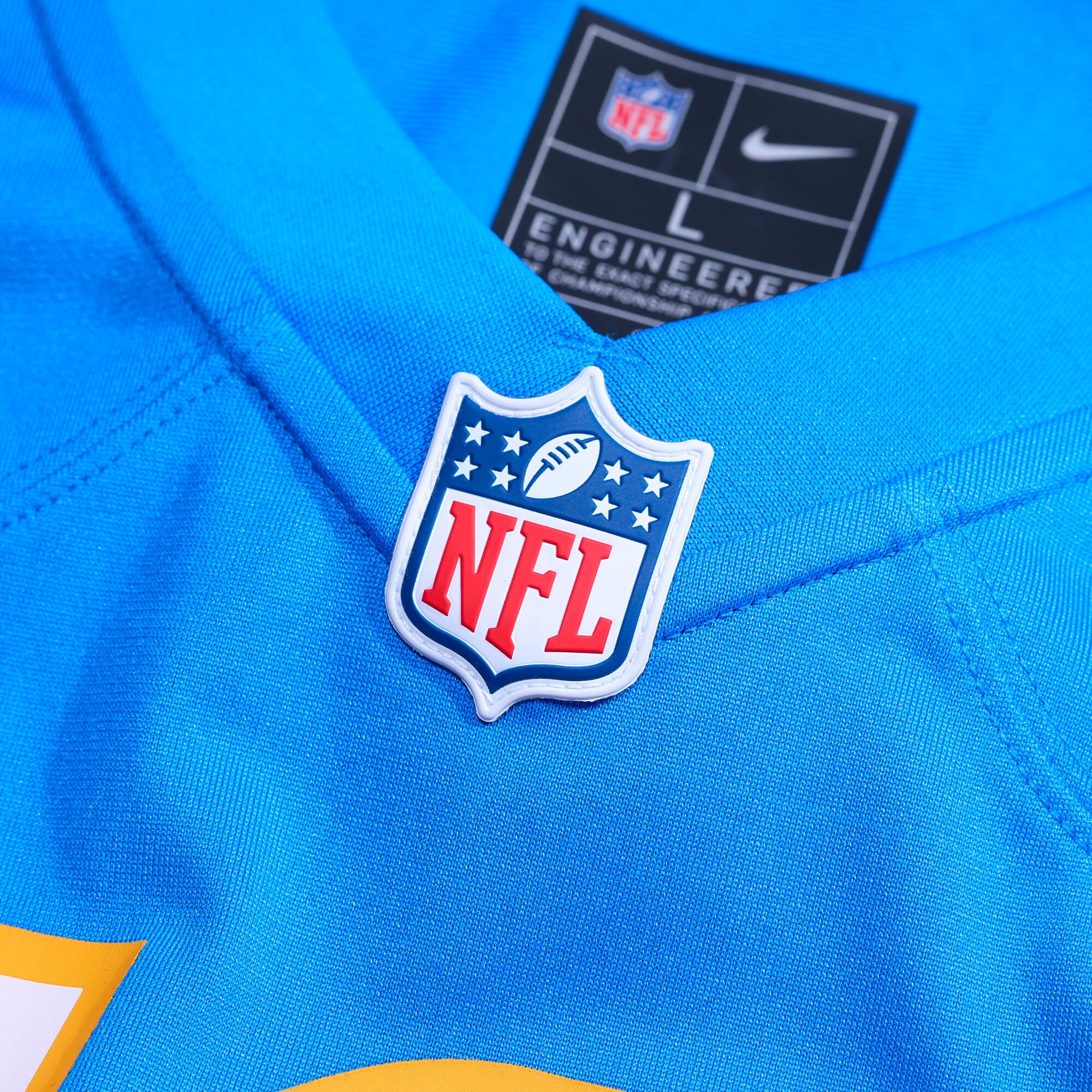 Los Angeles Chargers Nick Niemann Powder Blue Game Player NFL Jersey Men's