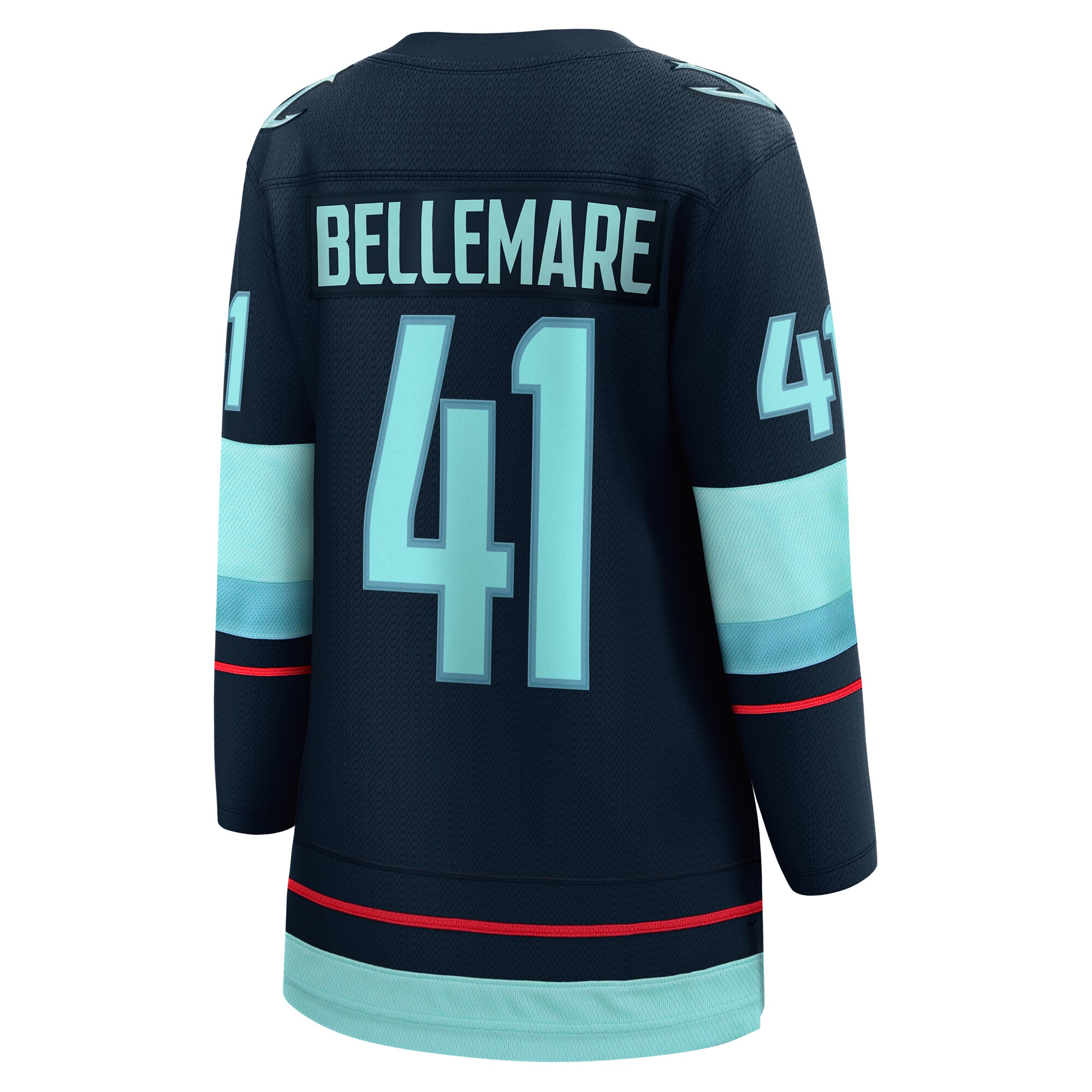 Seattle Kraken Pierre-Edouard Bellemare Deep Sea Blue Home Breakaway Player NHL Jersey Women's