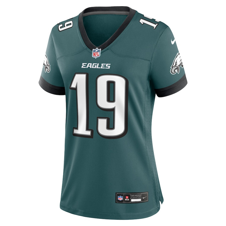Josh Sweat 19 Philadelphia Eagles Team Game Midnight Green NFL Jersey Women's