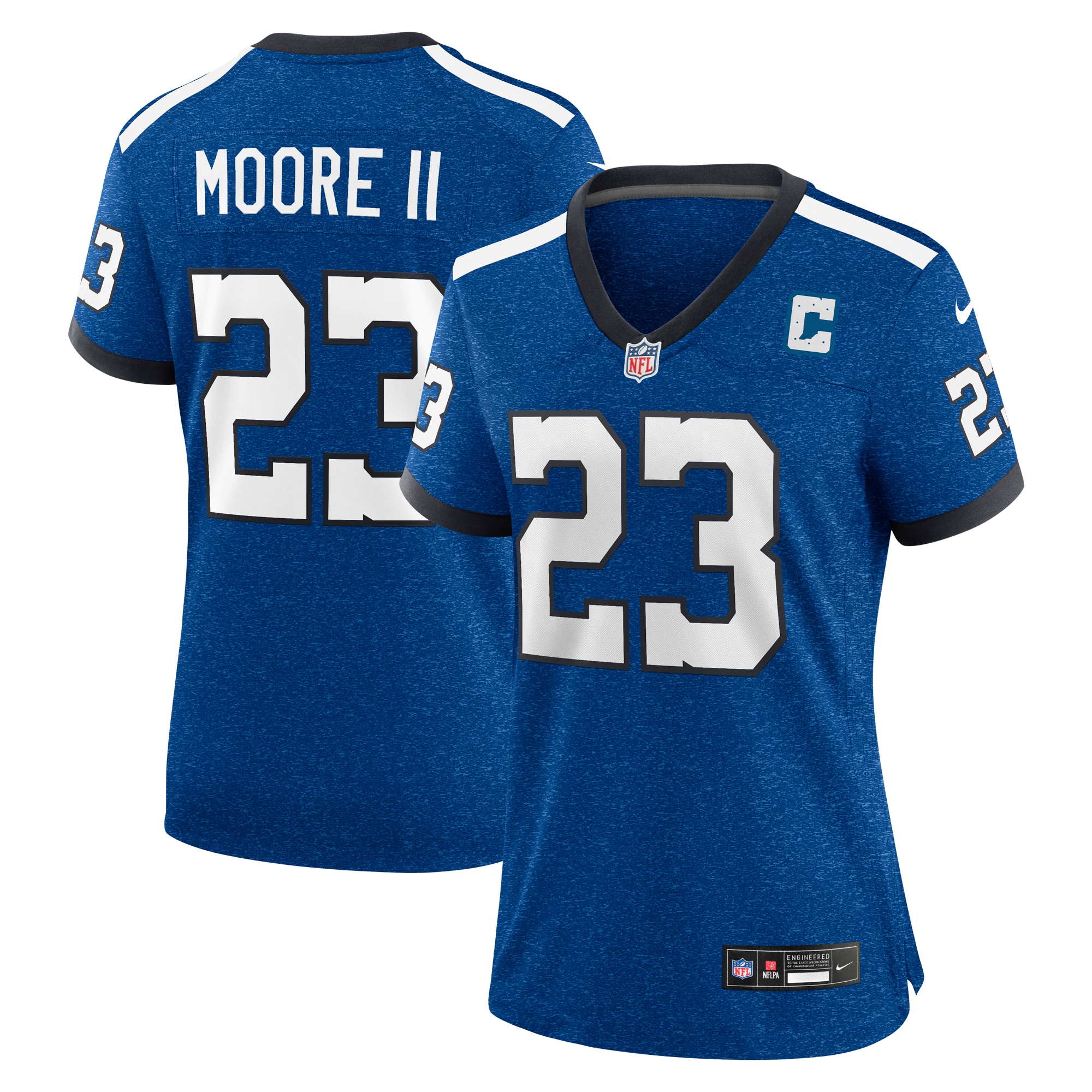 Indianapolis Colts Kenny Moore II Royal Indiana Nights Alternate Game NFL Jersey Women's