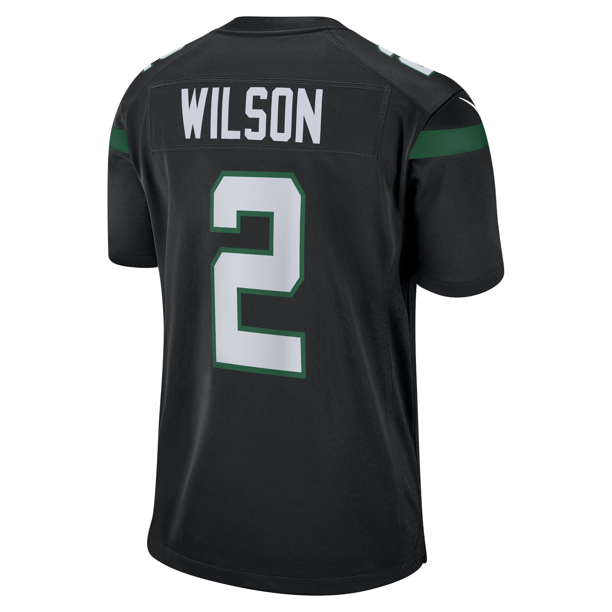 New York Jets Zach Wilson Black Game NFL Jersey Youth