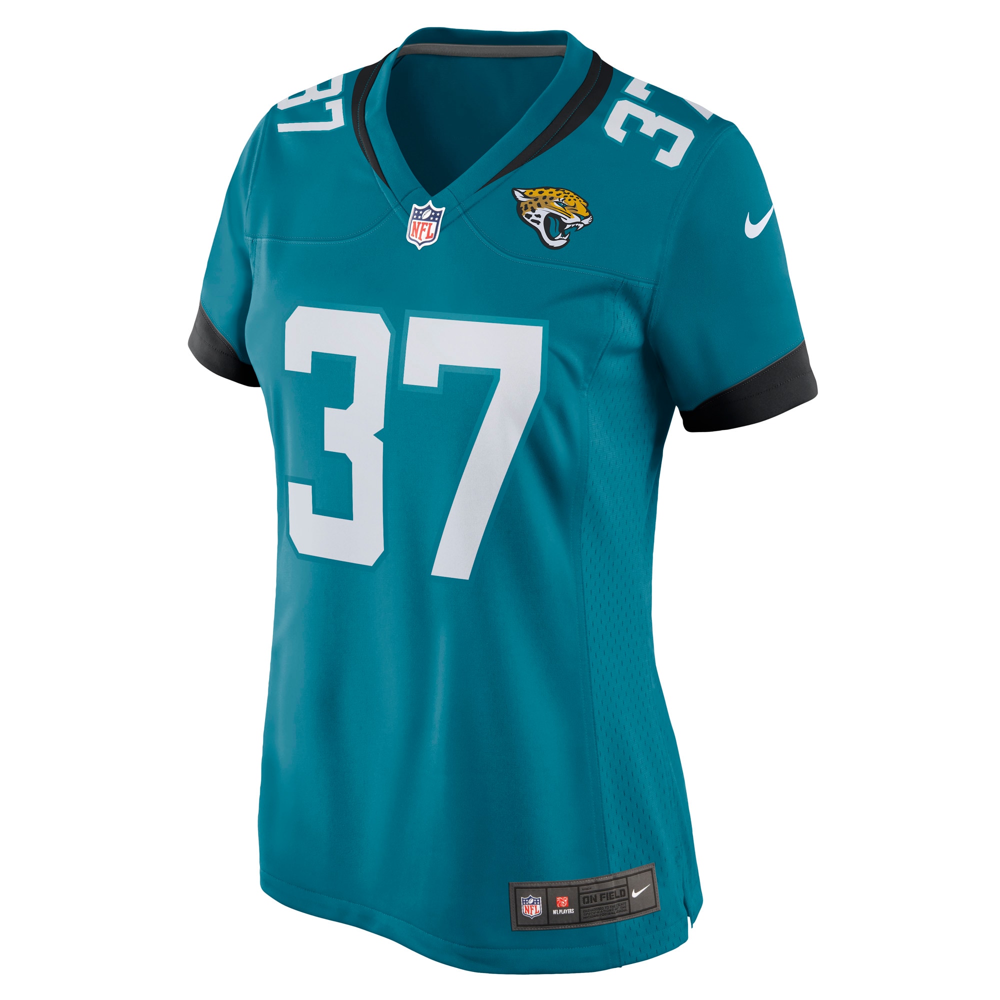Jacksonville Jaguars Tre Herndon Teal Game NFL Jersey Women's