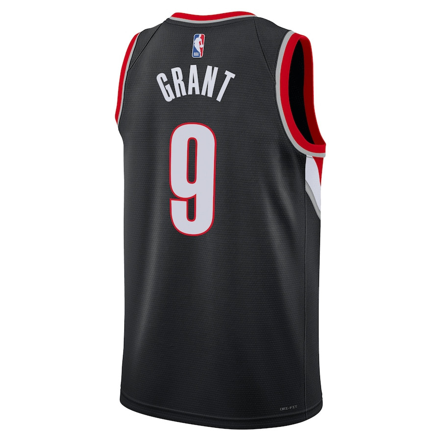 Jerami Grant 9 Portland Trail Blazers Unisex Swingman Icon Edition Black NBA Jersey Unisex