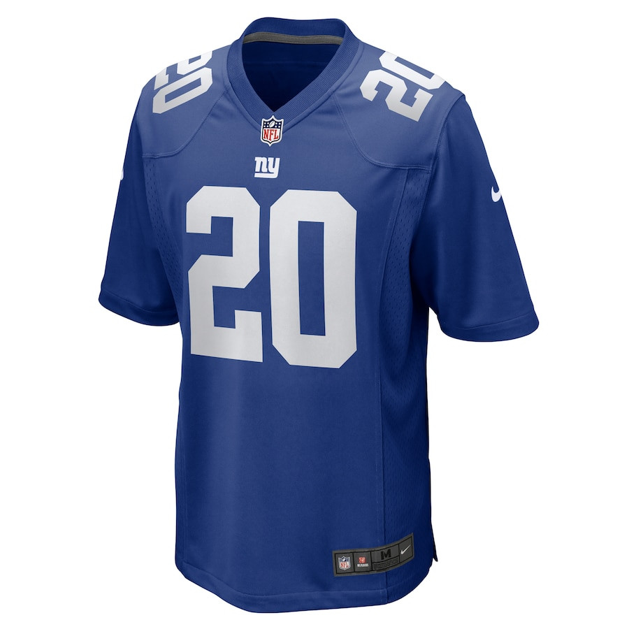 Eric Gray 20 New York Giants Team Game Royal NFL Jersey Men's