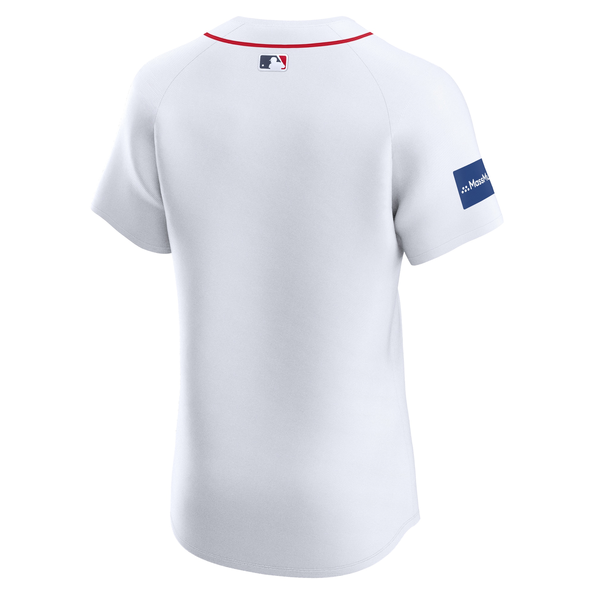 Boston Red Sox White Home Elite Patch MLB Jersey Men's