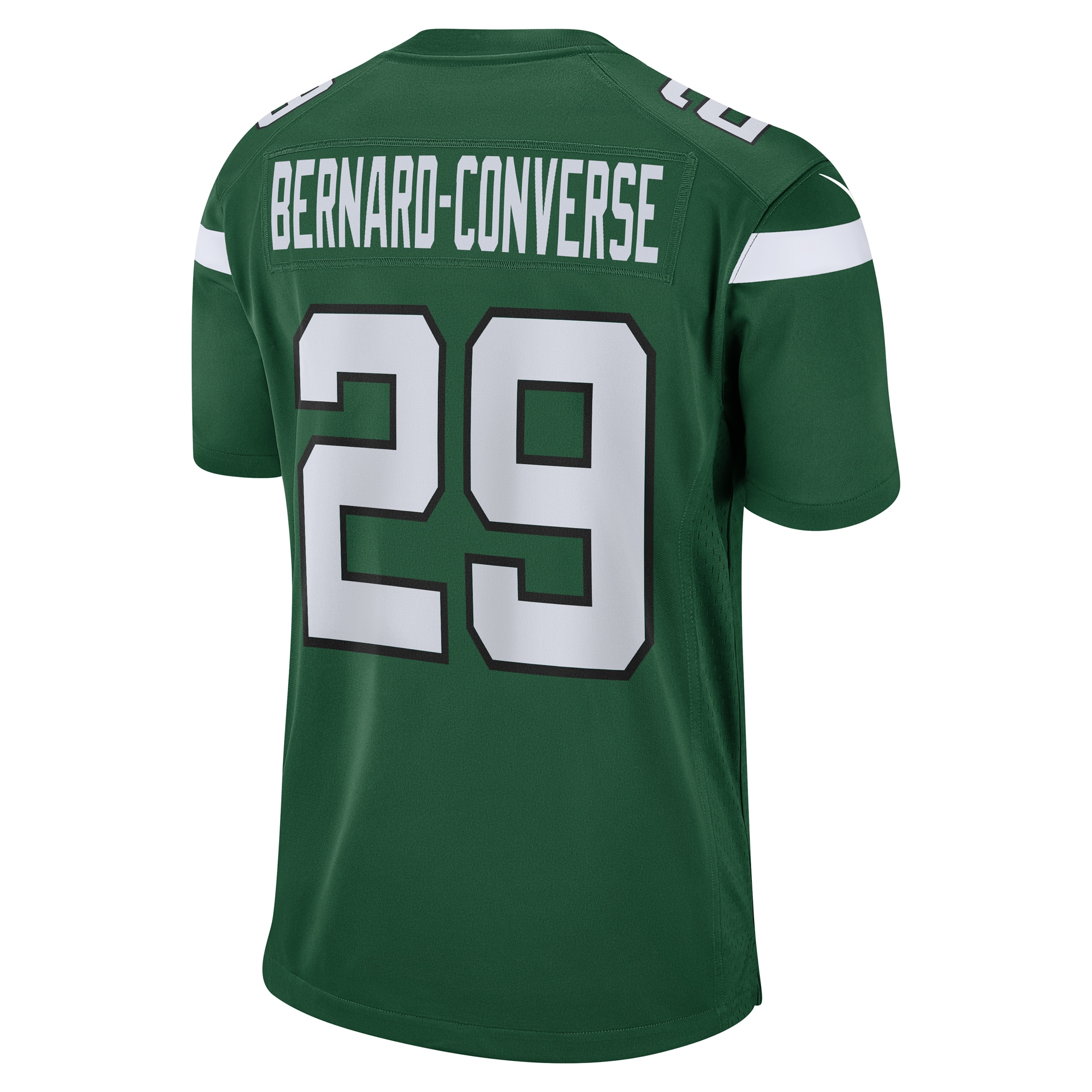 New York Jets Jarrick Bernard Converse Gotham Green Game NFL Jersey Men's