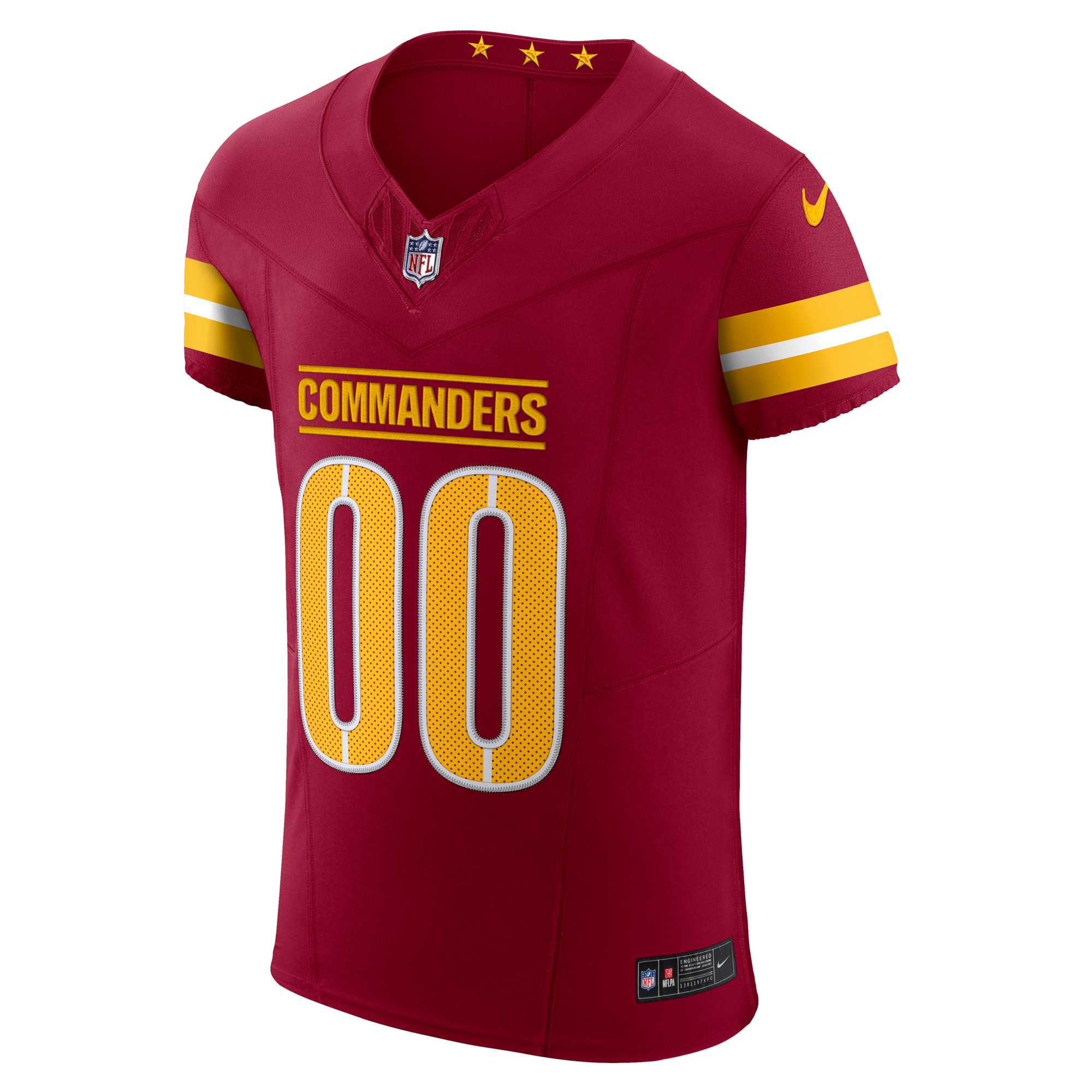 Washington Commanders Burgundy Team Vapor F.U.S.E. Elite Custom NFL Jersey Men's