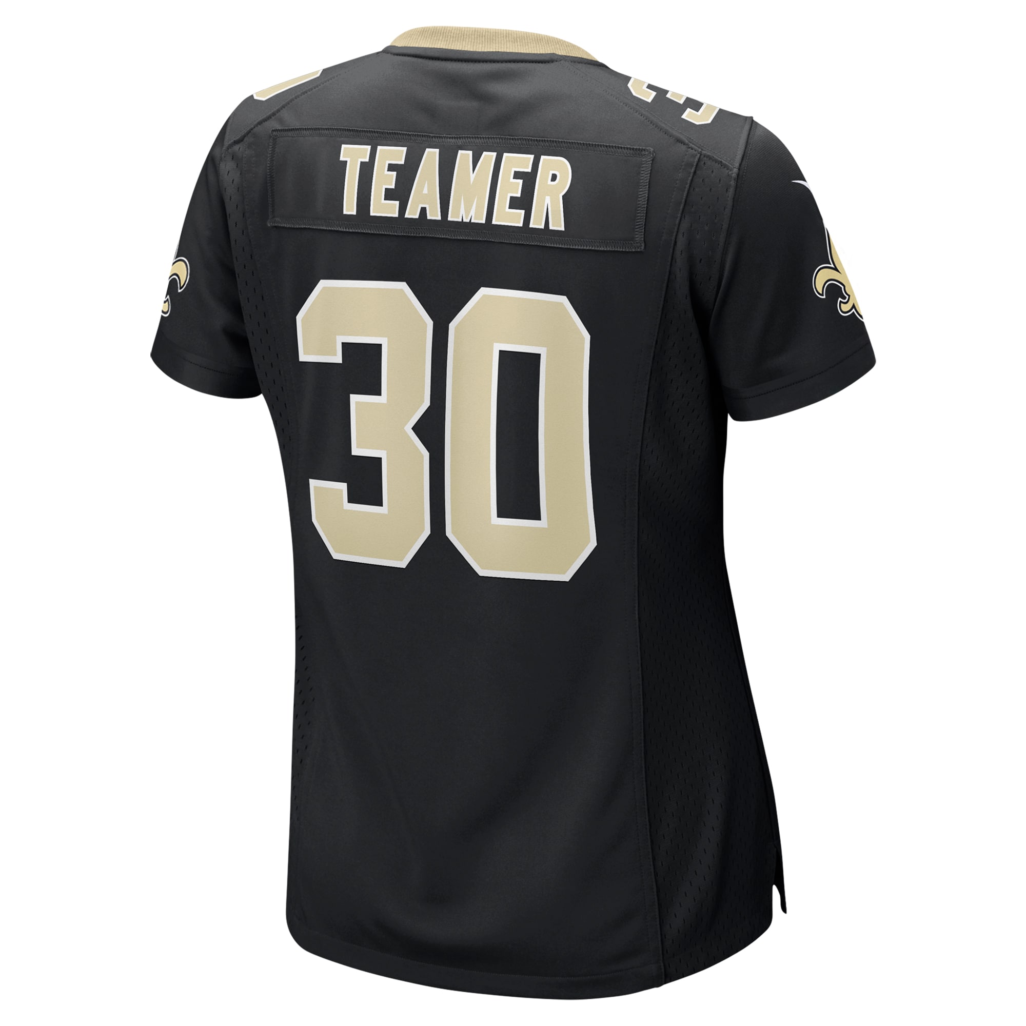 New Orleans Saints Roderic Teamer Black Game NFL Jersey Women's