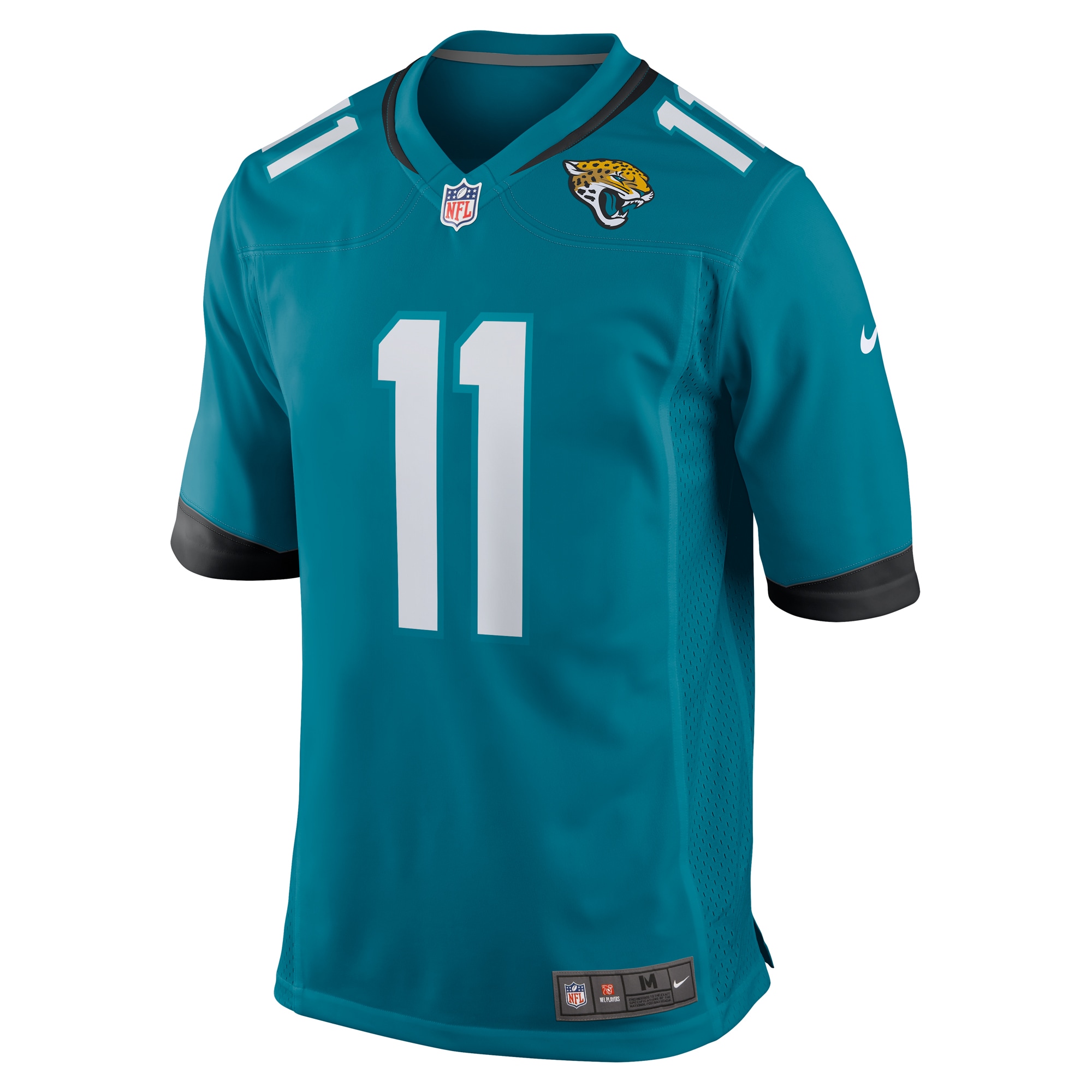 Jacksonville Jaguars Parker Washington Teal Team Game NFL Jersey Men's