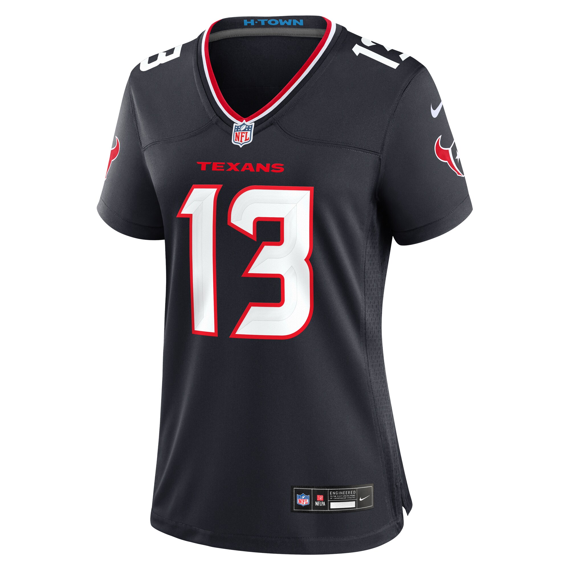 Houston Texans DelShawn Phillips Navy Team Game NFL Jersey Women's