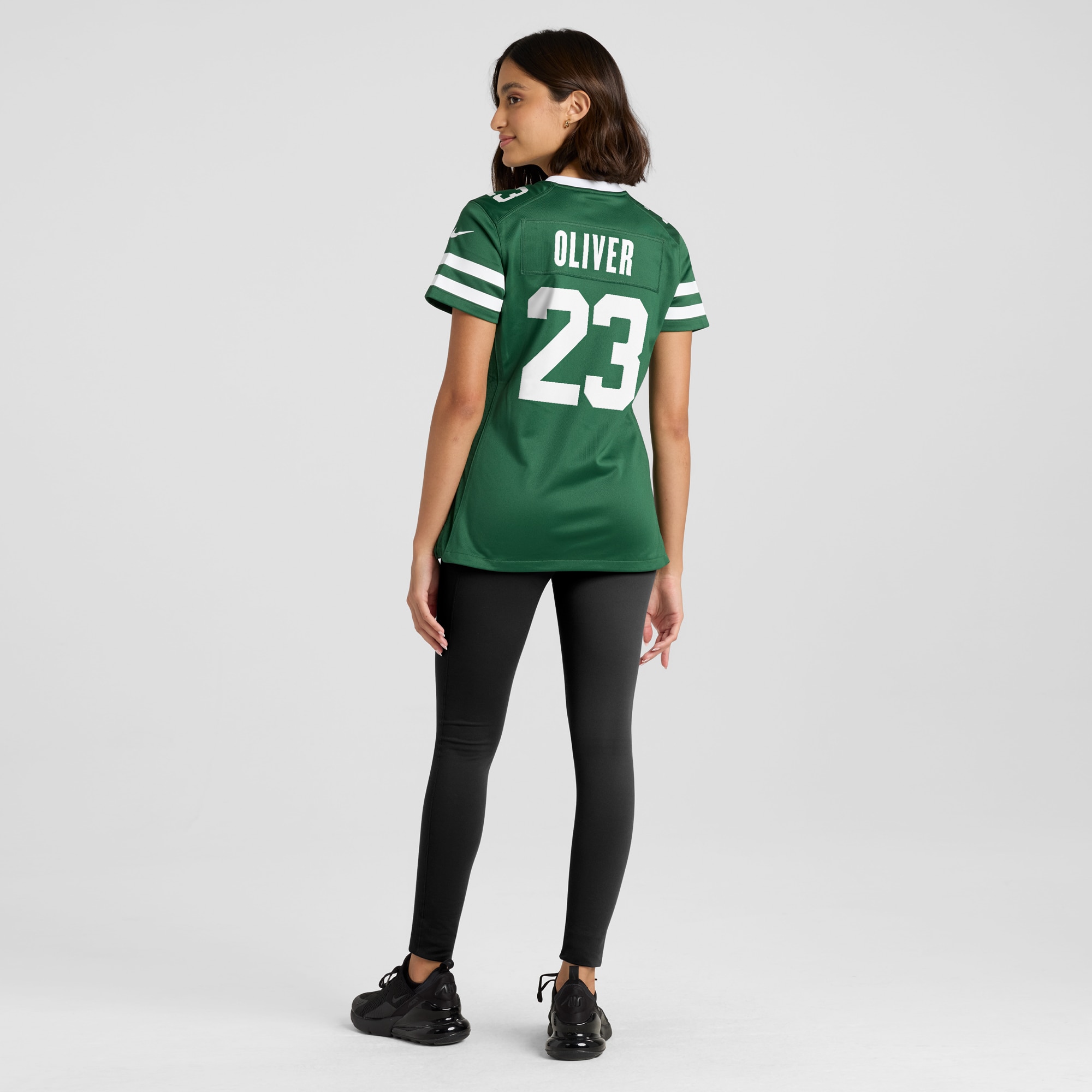 New York Jets Isaiah Oliver Legacy Green Team Game NFL Jersey Women's