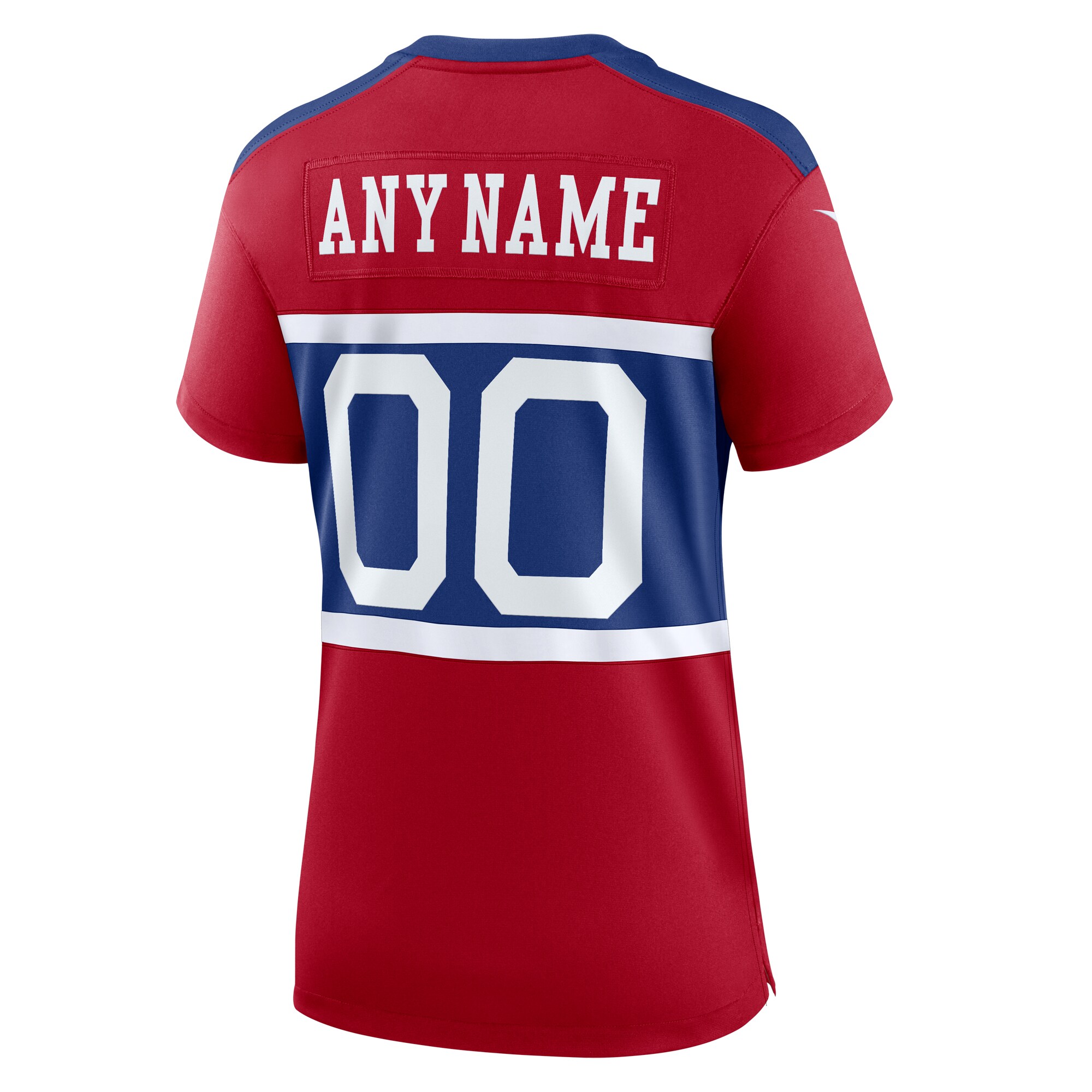 New York Giants Century Red Alternate Game Custom NFL Jersey Women's